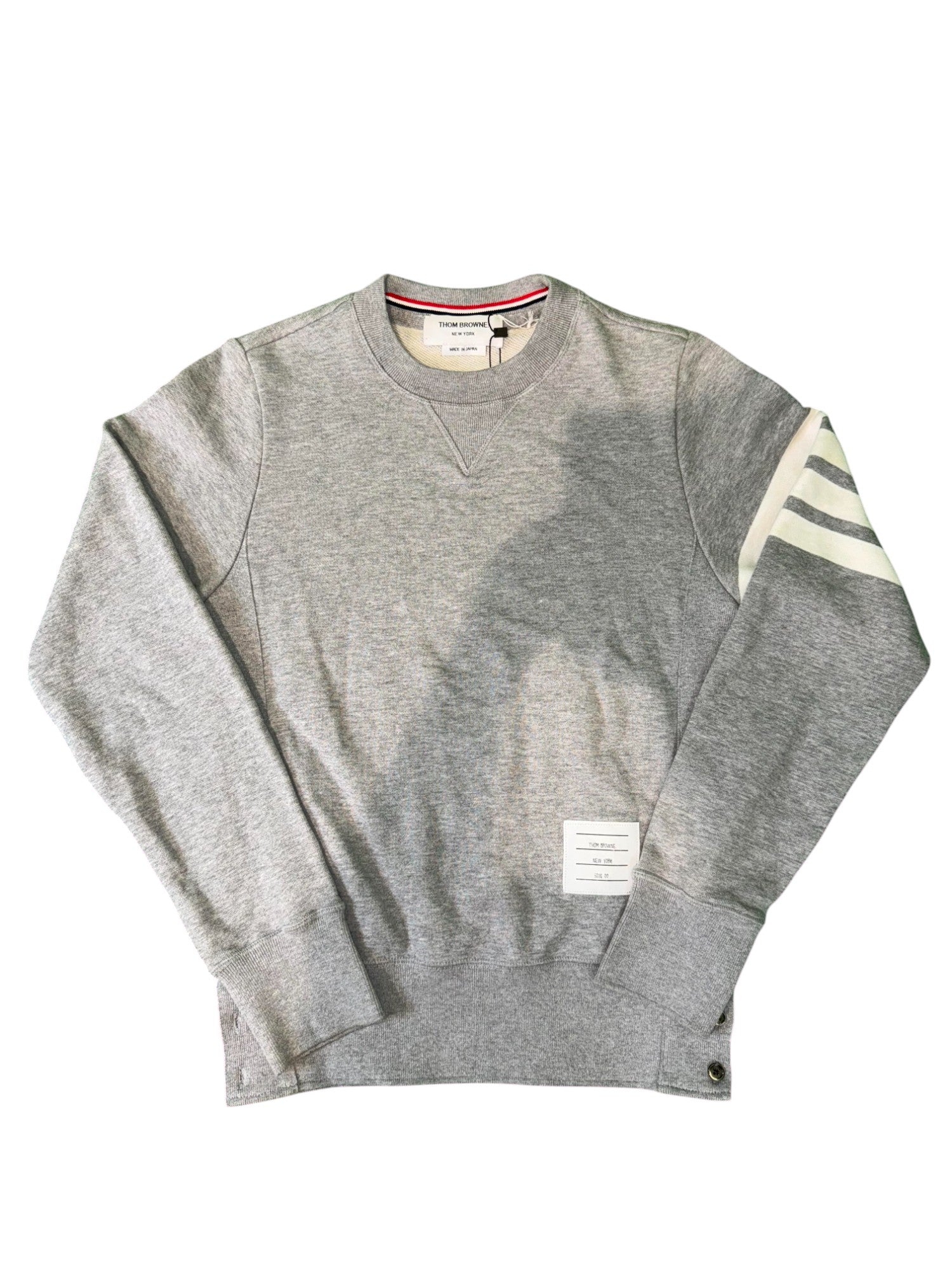 Thom Browne Crewneck Grey Sweatshirt