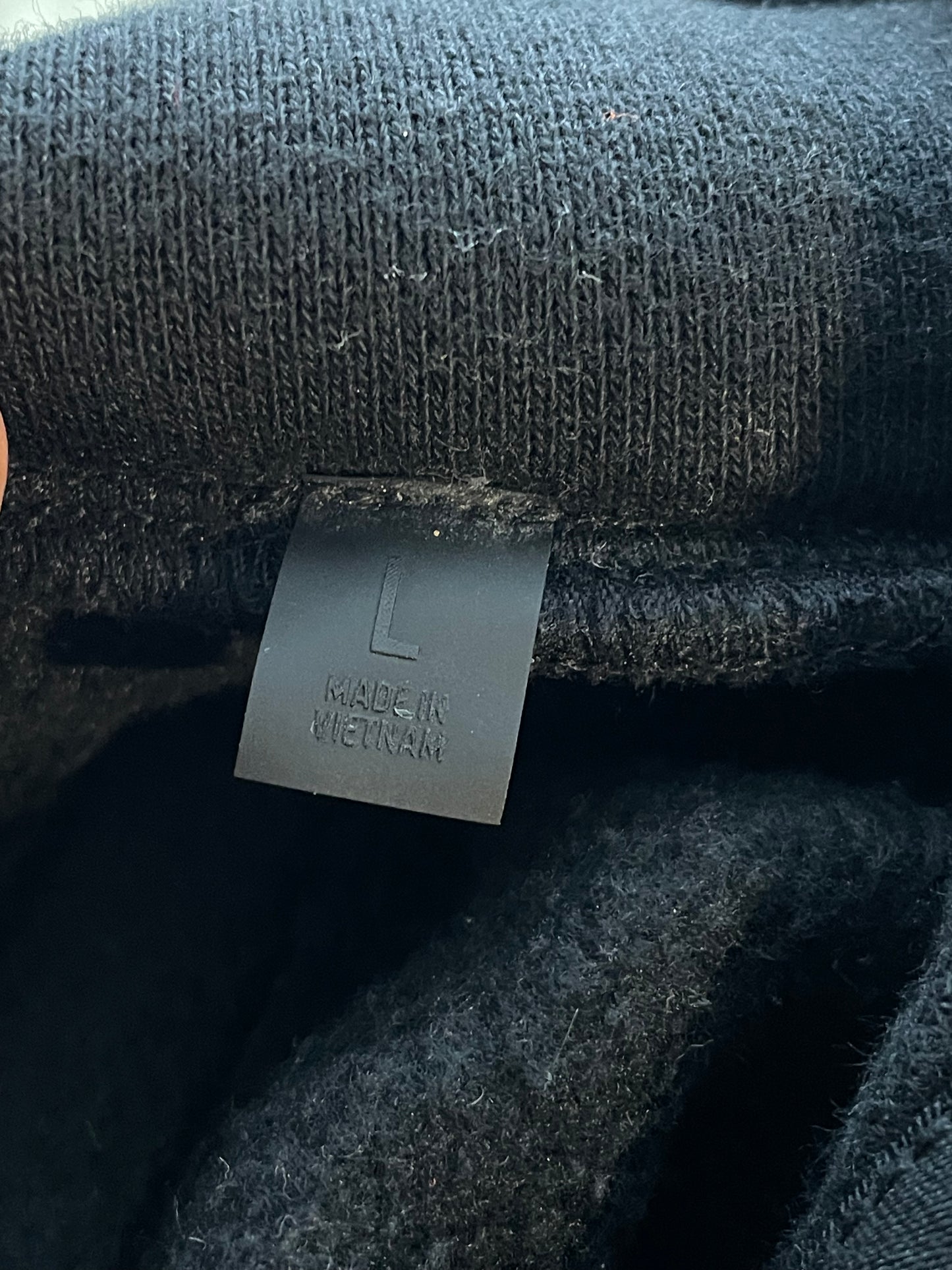 Essentials Jet Black Hoodie