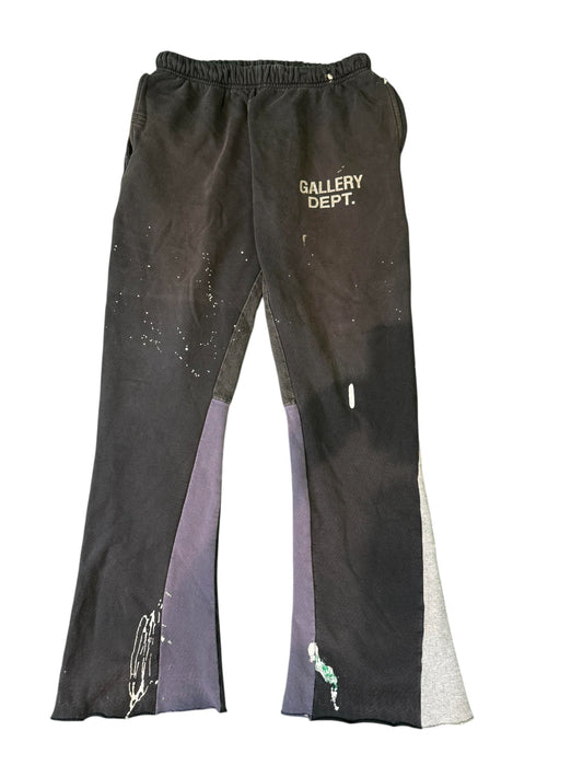 Gallery Dept Black Flare Sweats