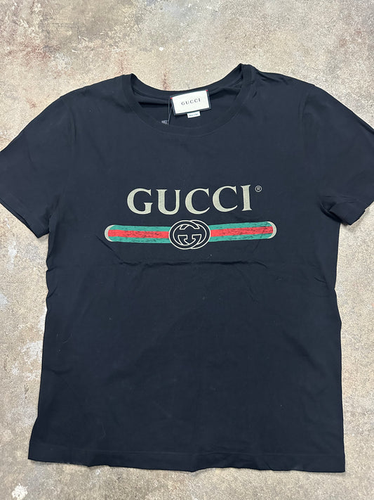 Gucci Classic Logo Tee Used Small