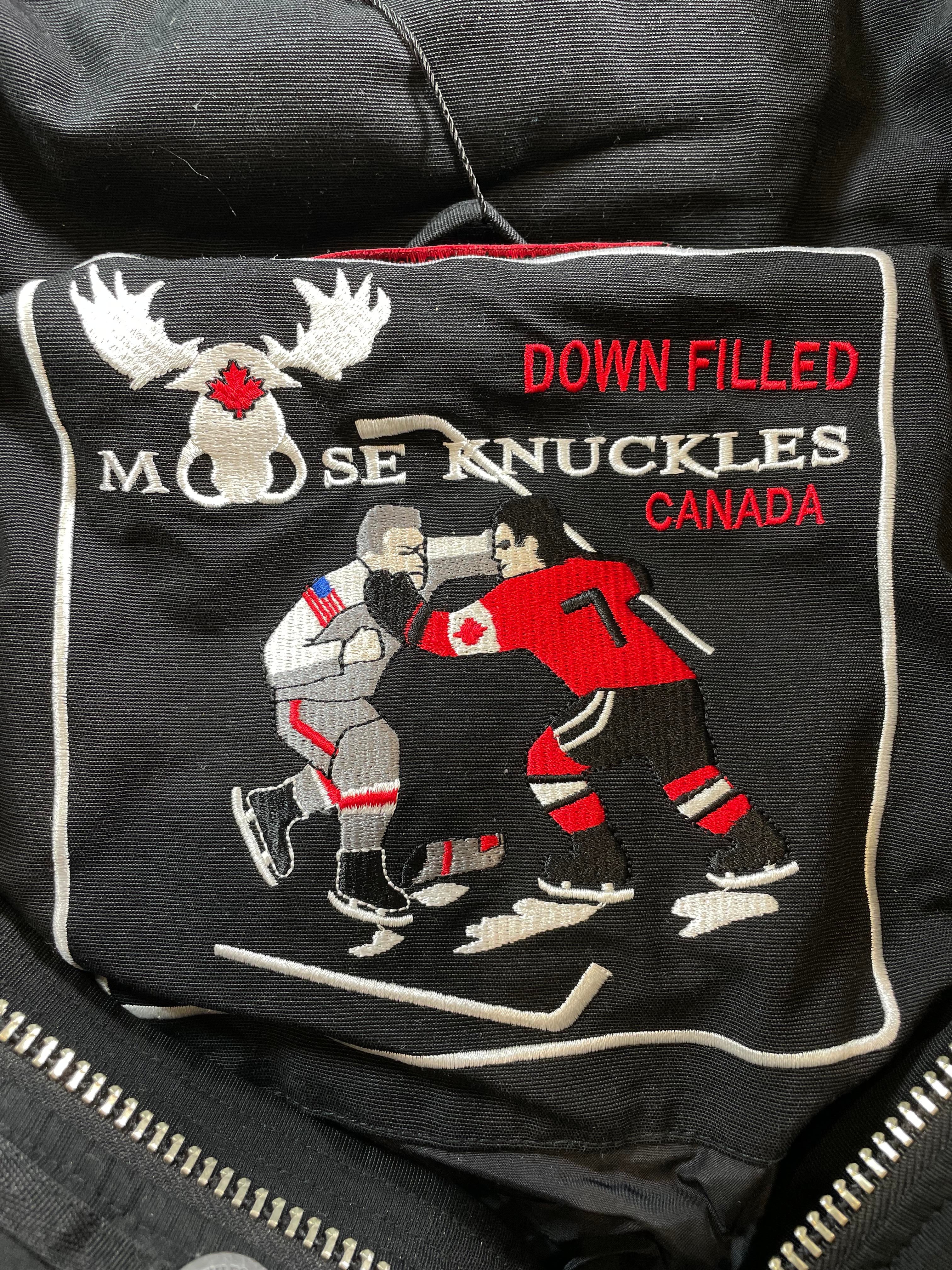 Moose Knuckles Black Fur 3Q Black Jacket