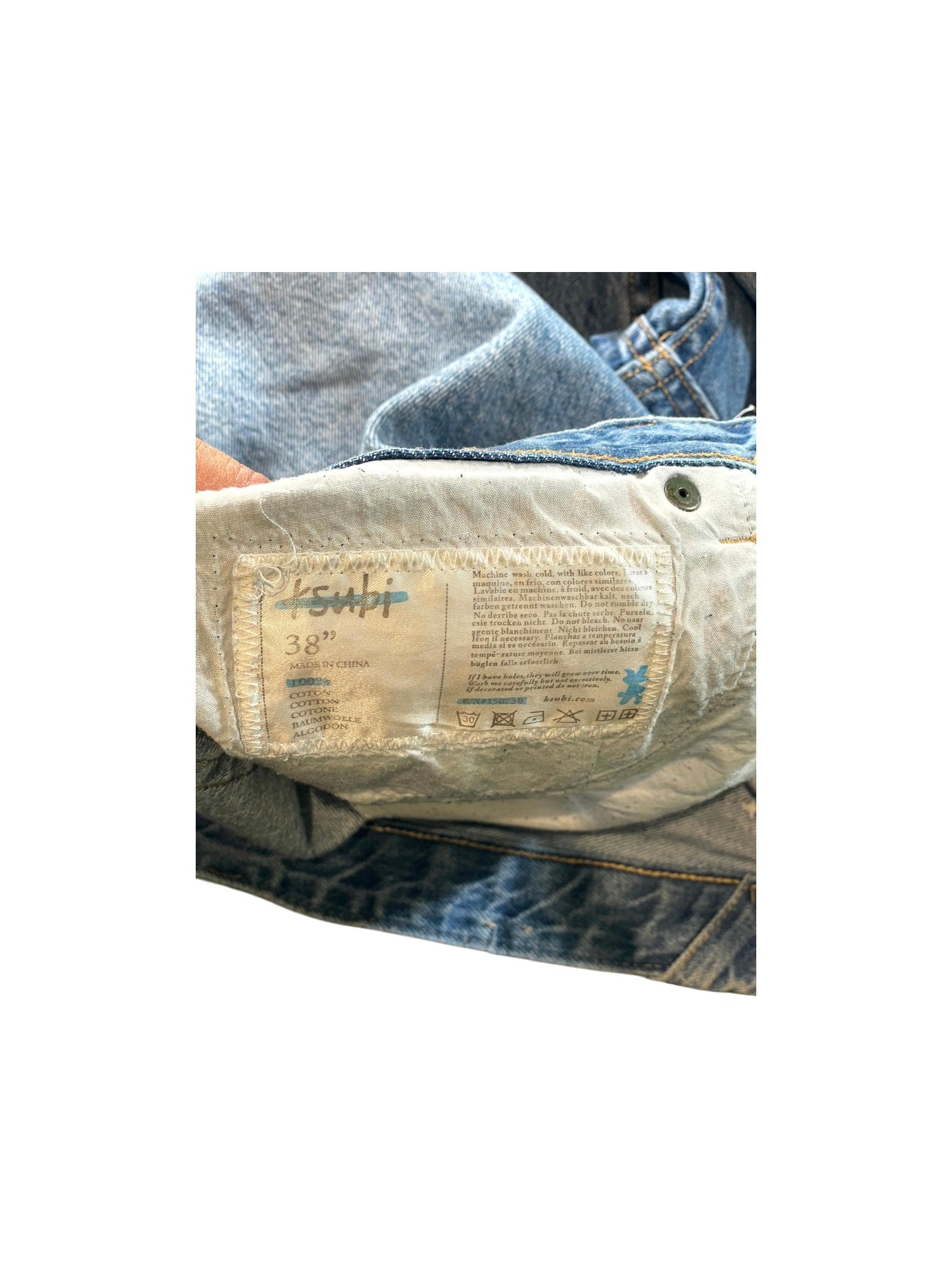 Ksubi Plain Light Wash Jeans