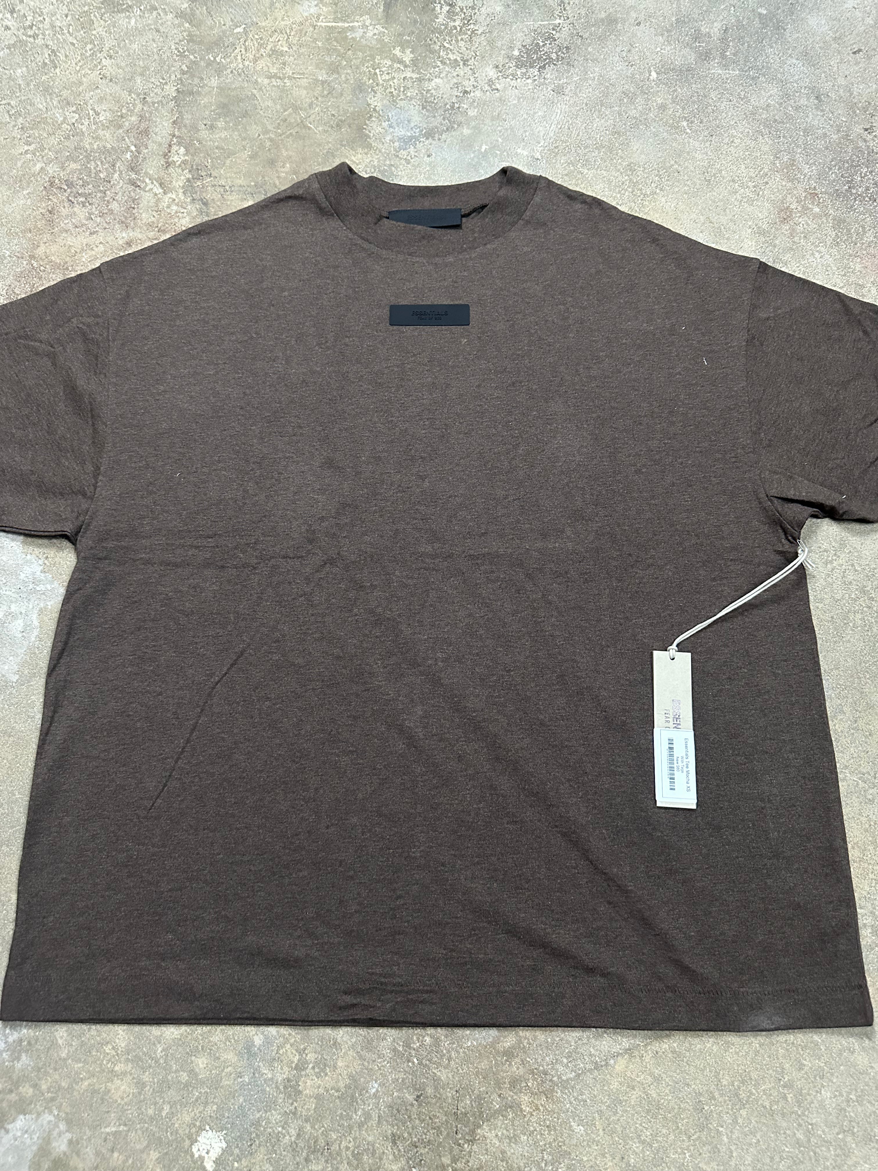 Essentials Tee Mocha New XS With Tags