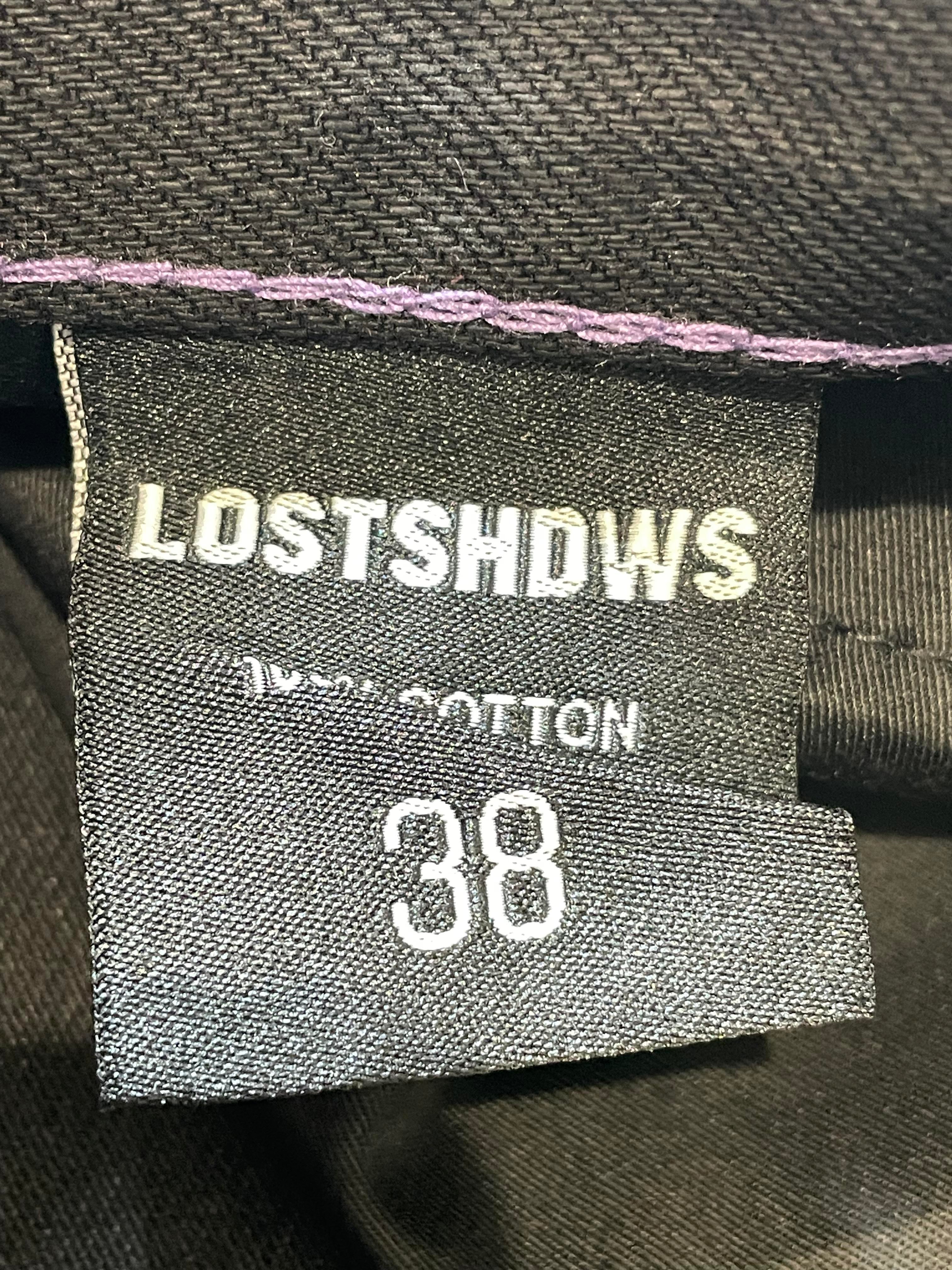 LostSHDWS Purple Outline Black Jeans