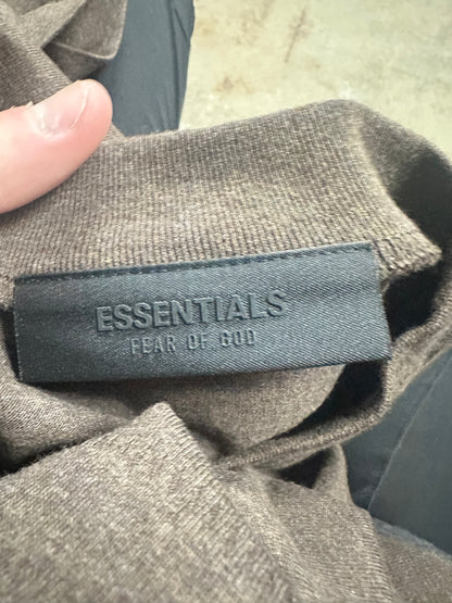 Essentials Tee Mocha New XS With Tags