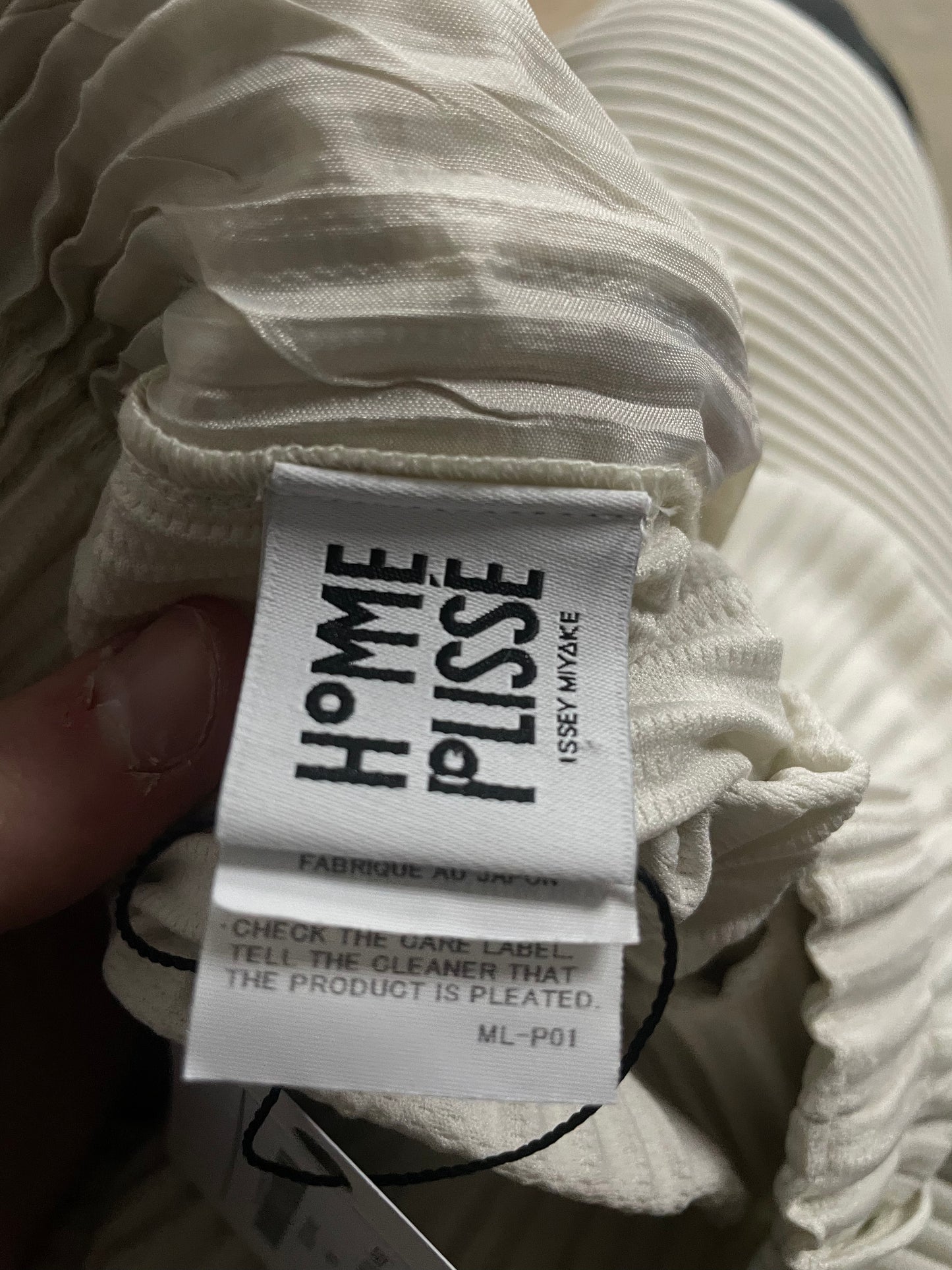 Issey Miyake Pants White Used 2 (34)