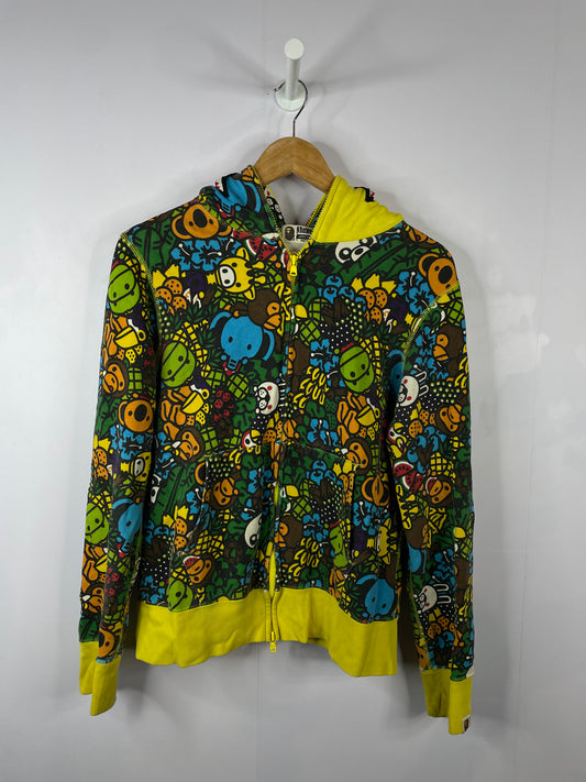 BAPE Zip Up Yellow Baby Milo Hoodie