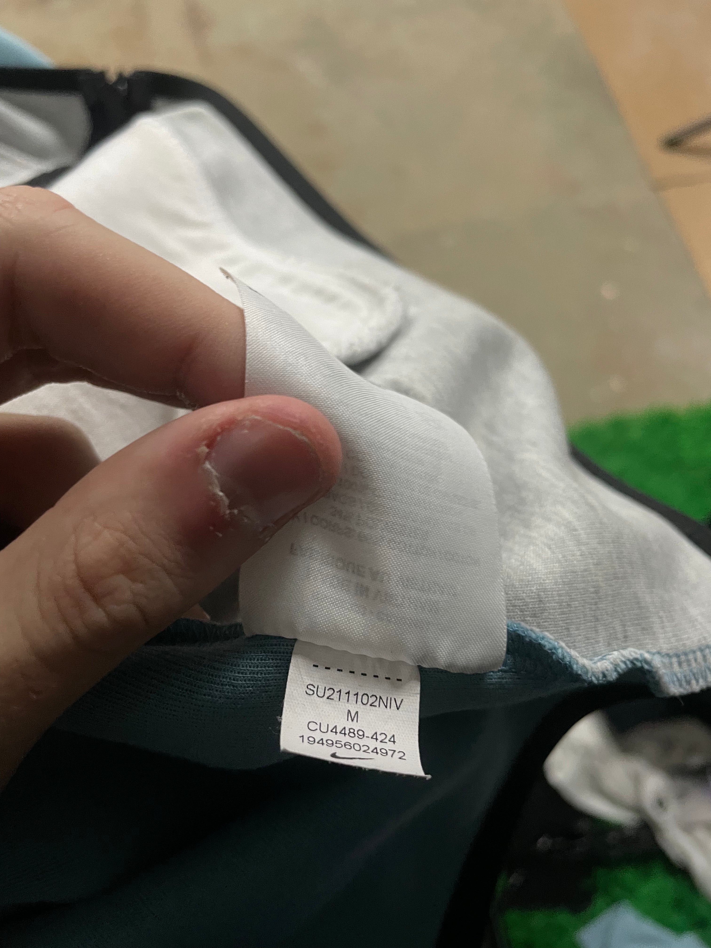 Nike Tech Zip Cream & Powder Blue Hoodie