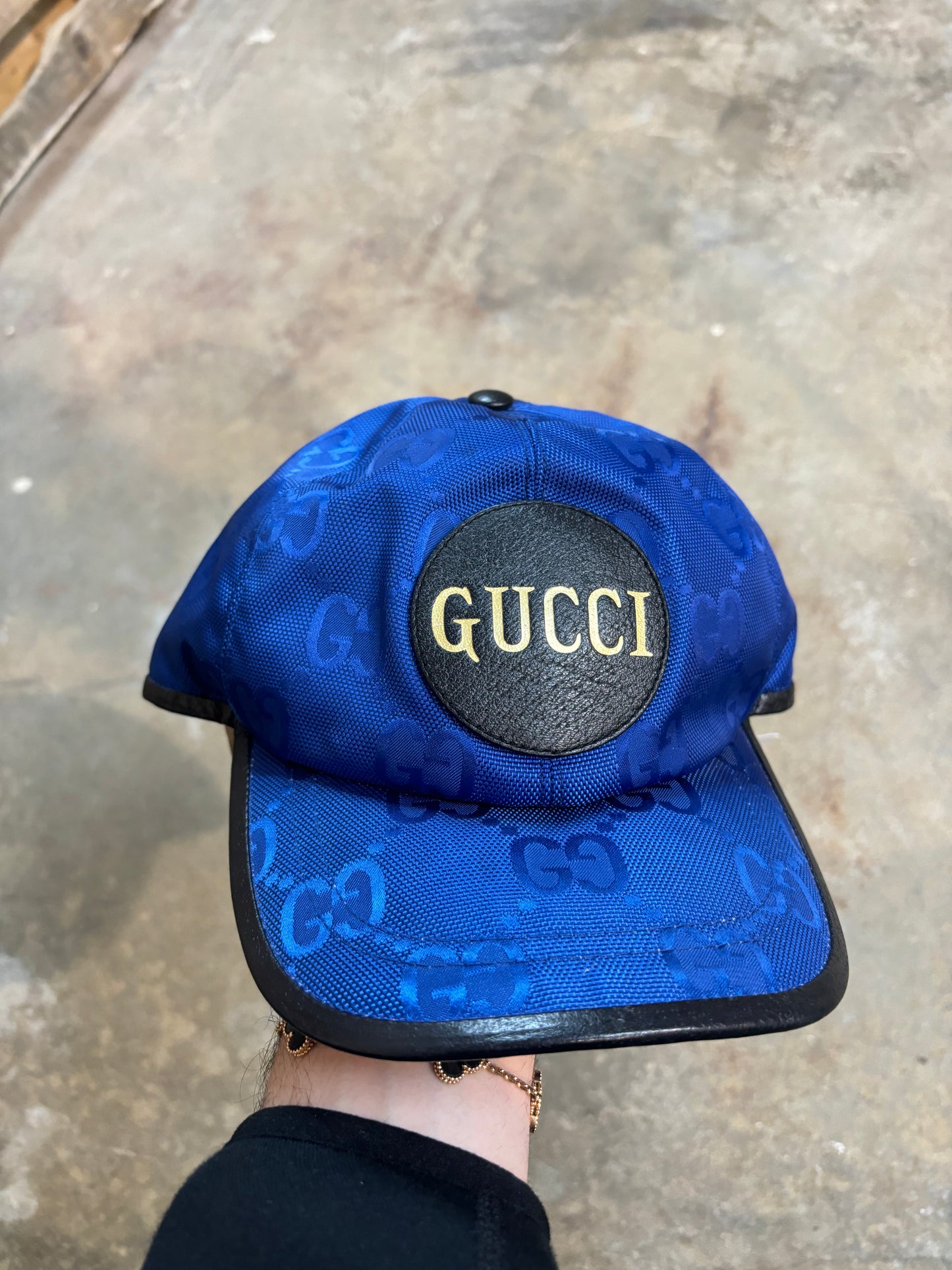 Gucci Mono Cap Royal Blue Used Medium