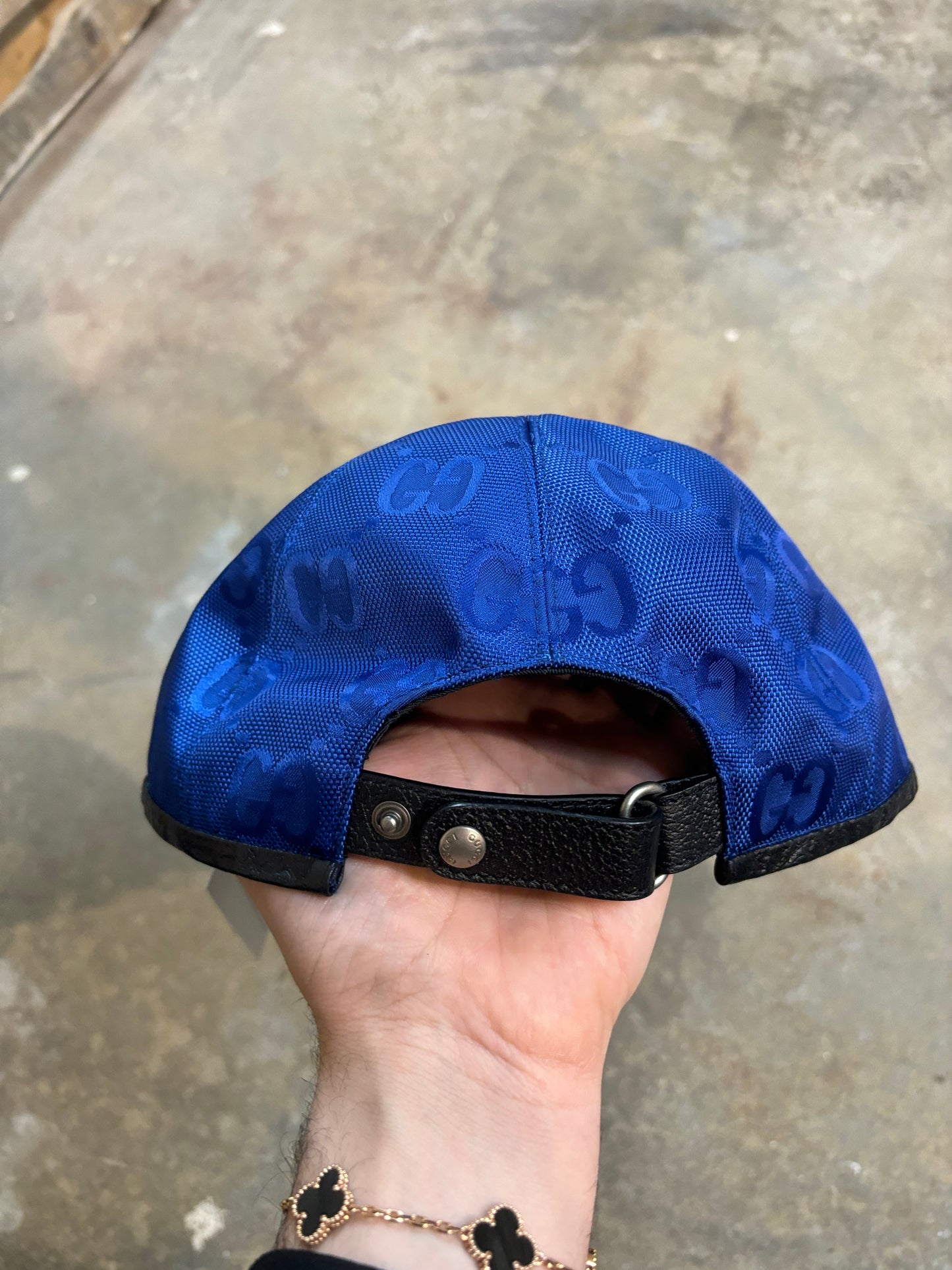 Gucci Mono Cap Royal Blue Used Medium