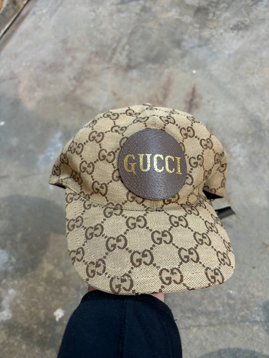 Gucci Mono Cap Brown Used Medium