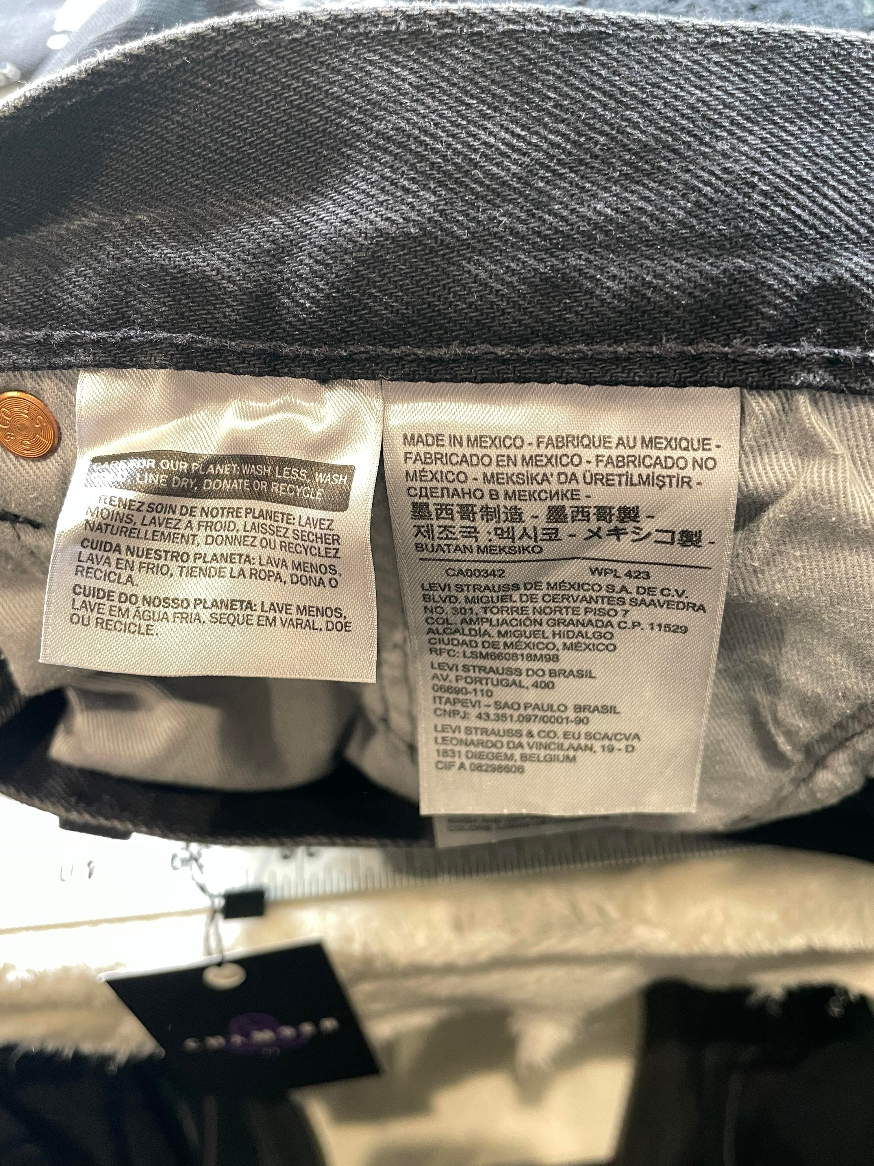 Denim Tears Stussy Black Wash Jeans