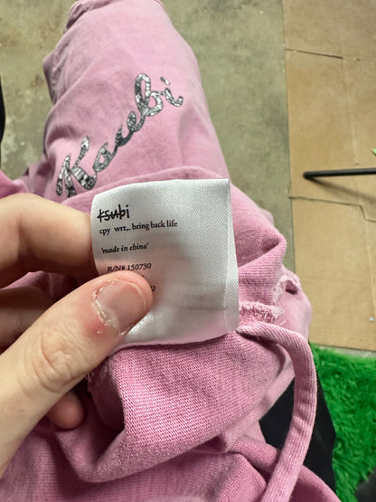 Ksubi Home Safe Tee Pink Used Medium