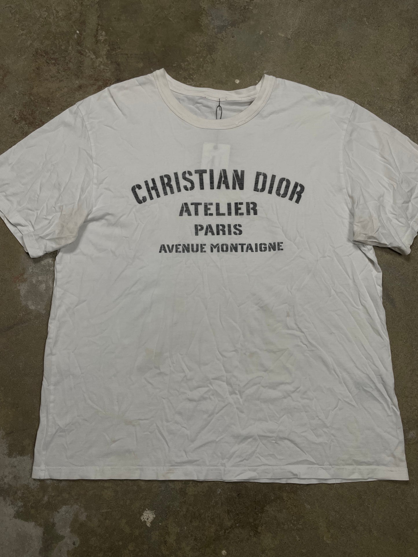 Dior Atelier Tee White Used 3XL