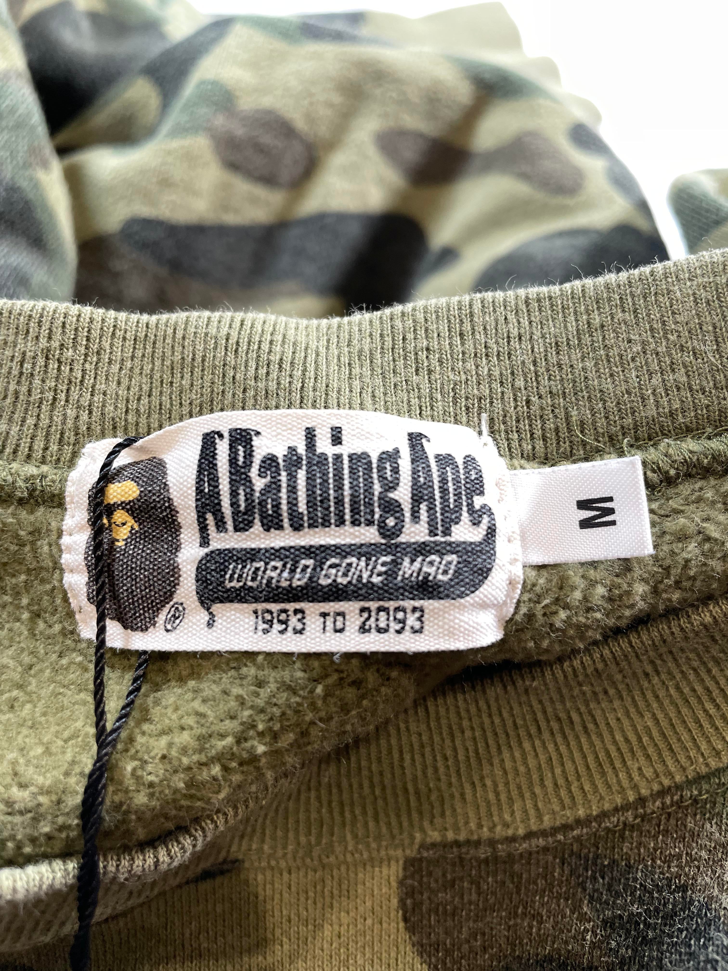 Bape Head Camo Crewneck