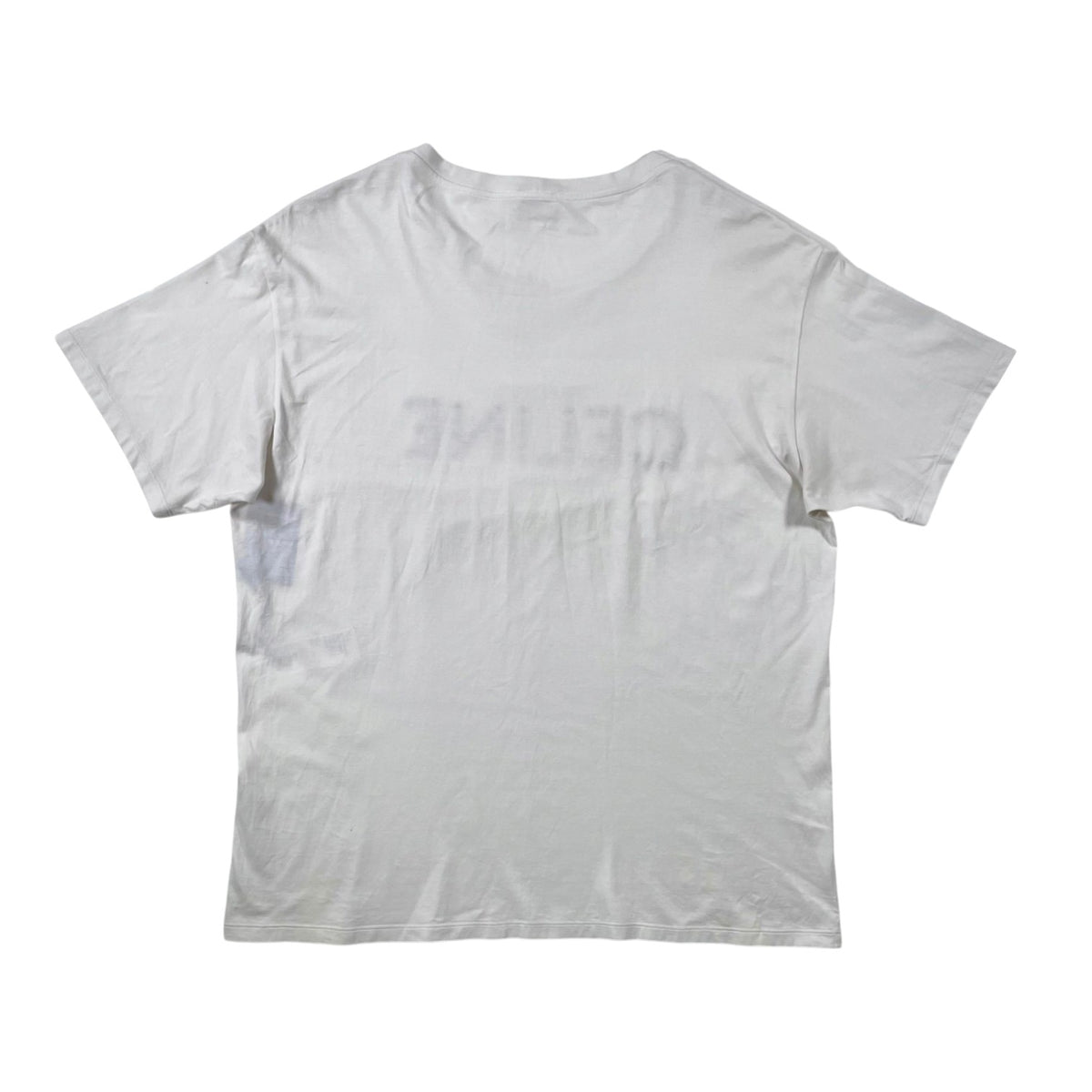 Celine Studded Chest Logo White Tee