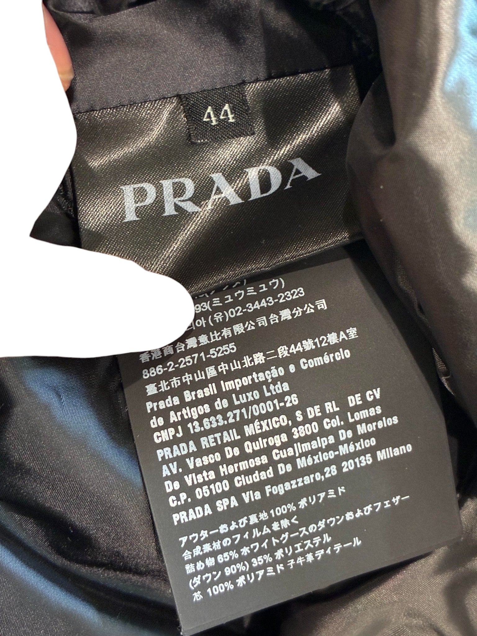 Prada Nylon Puffer Jacket