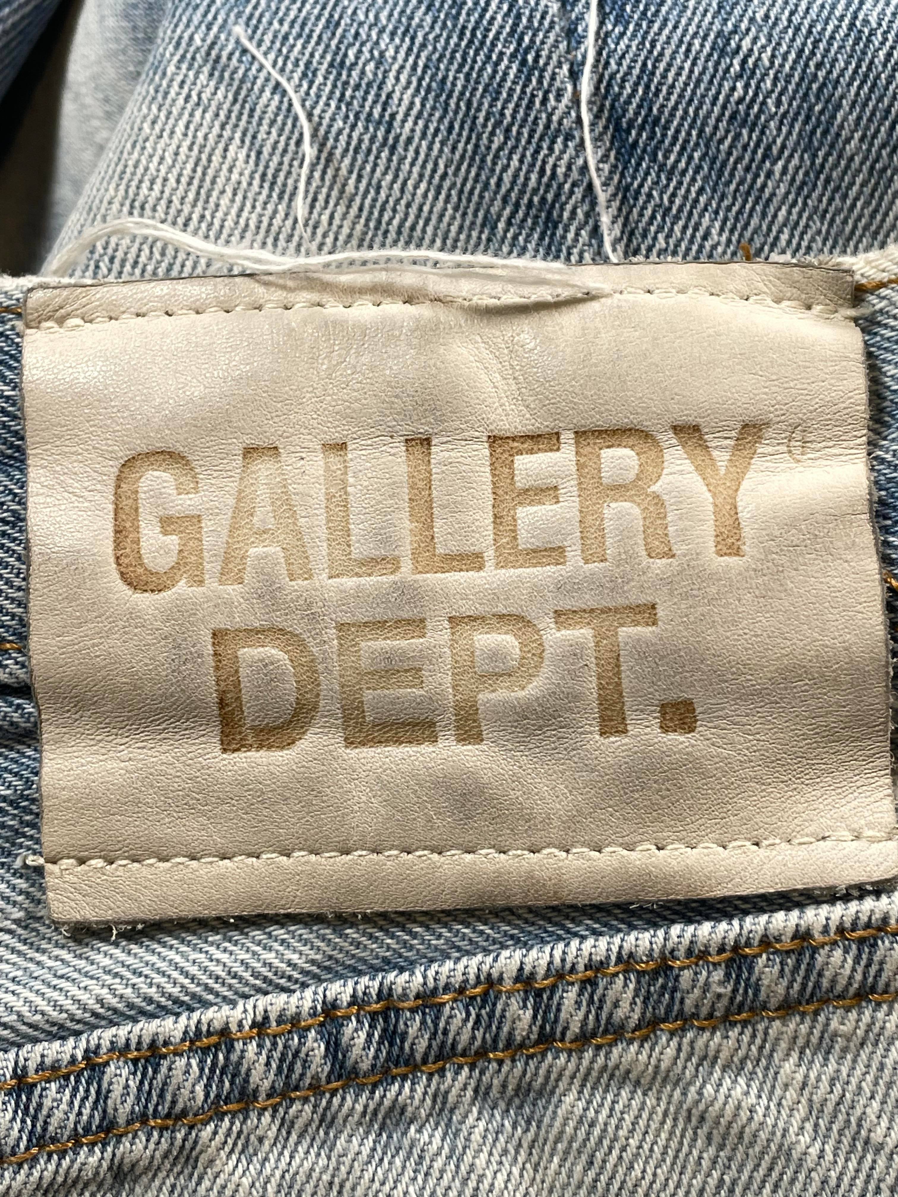 Gallery Dept G-Patch De La Flare Light Wash Jeans
