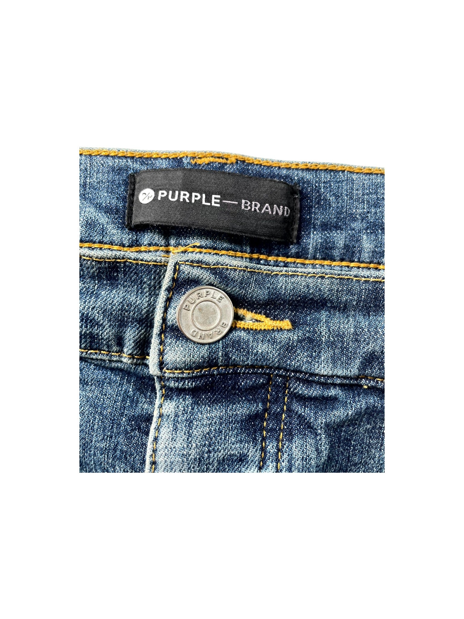Purple Brand Camo Light Wash Jeans