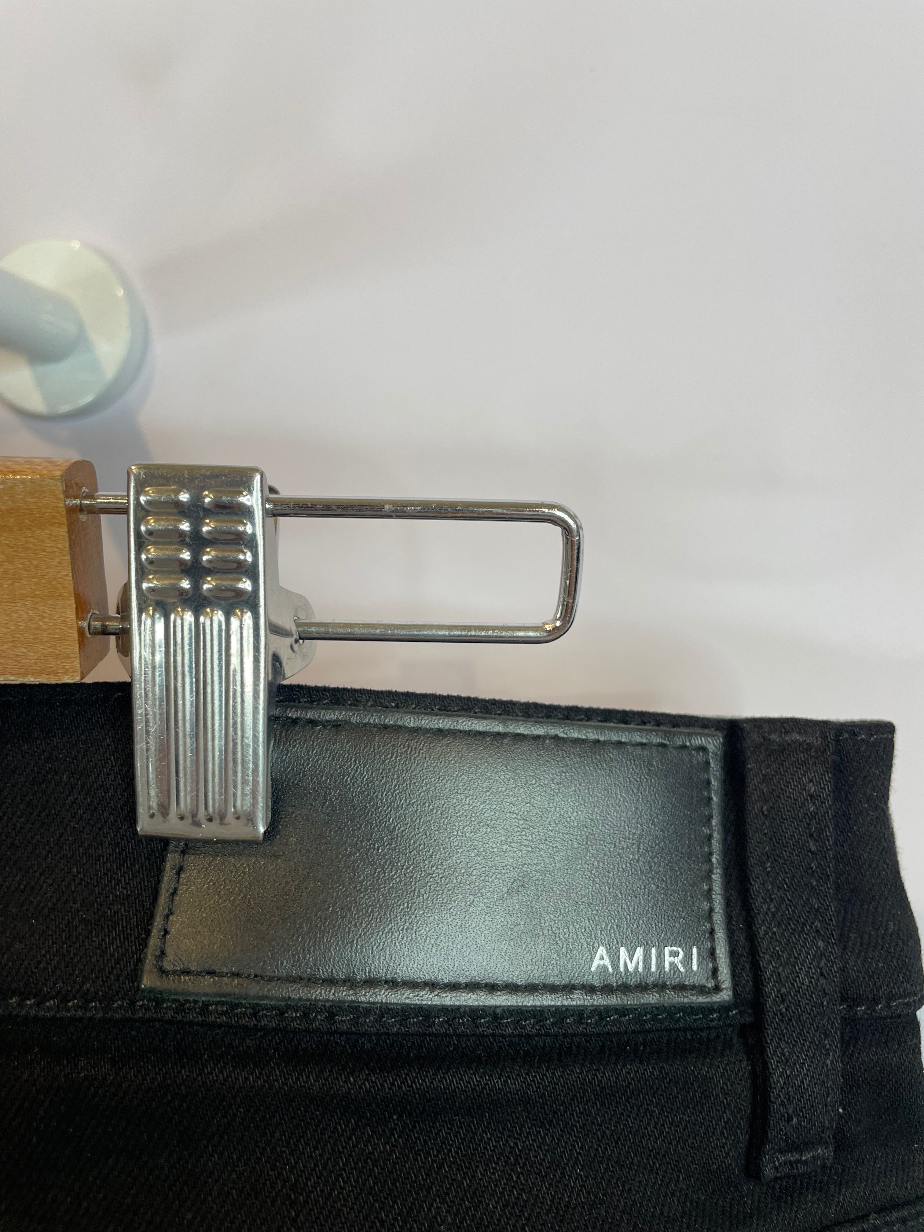 Amiri Jeans Black Palm Tree Used 36