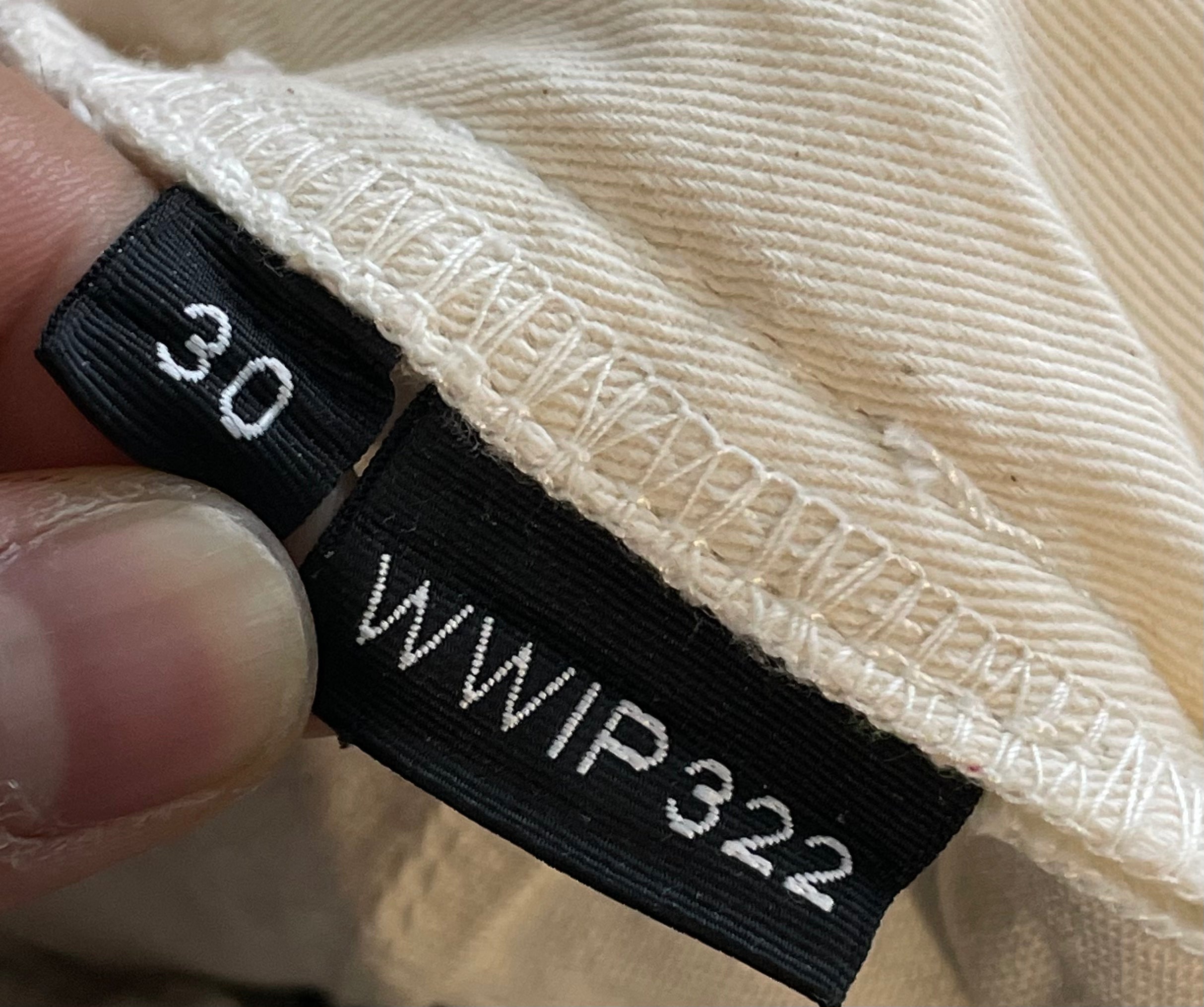 Purple Brand White & Grey Jeans