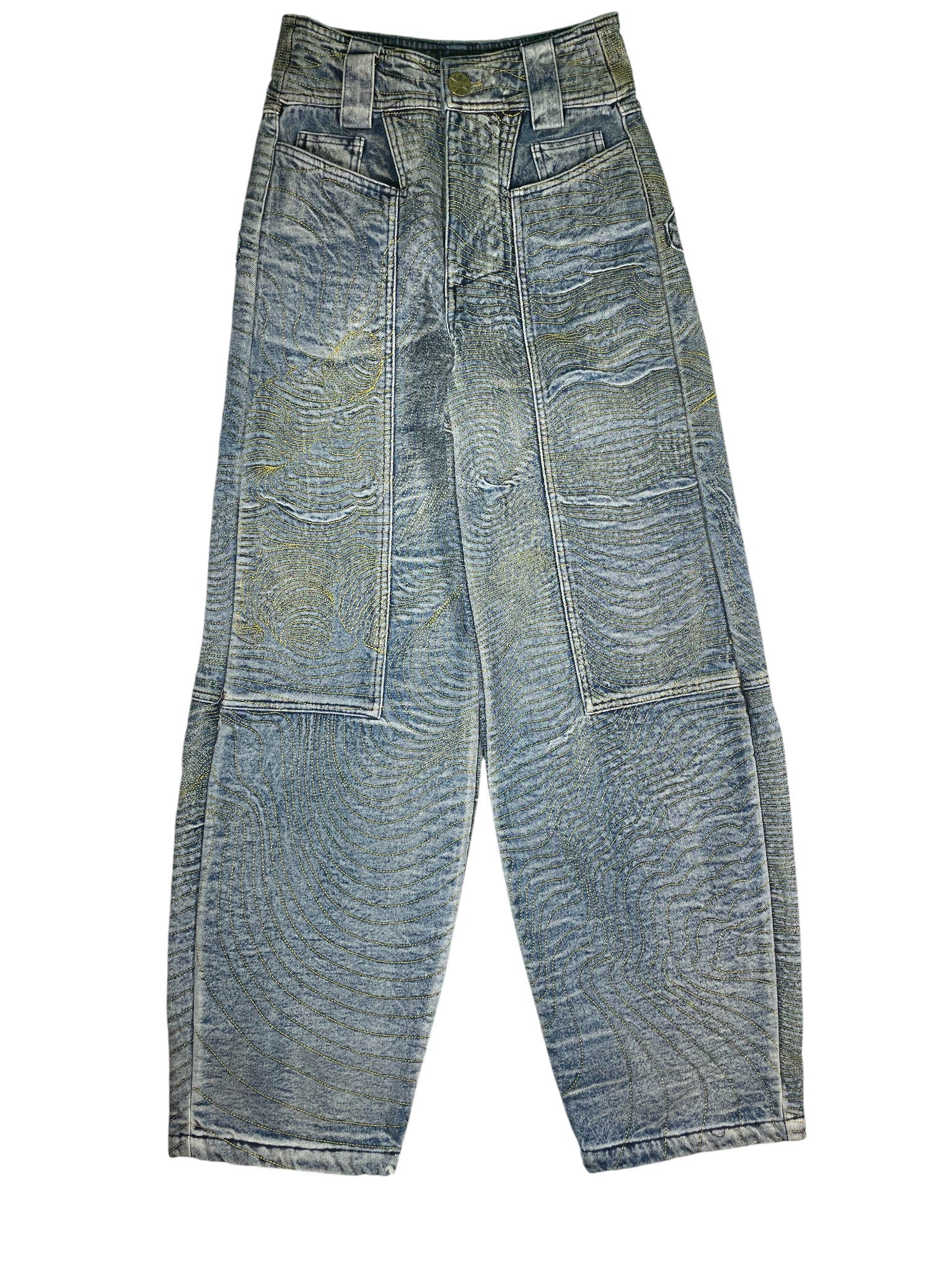 House Of Erros All Over Script Jeans