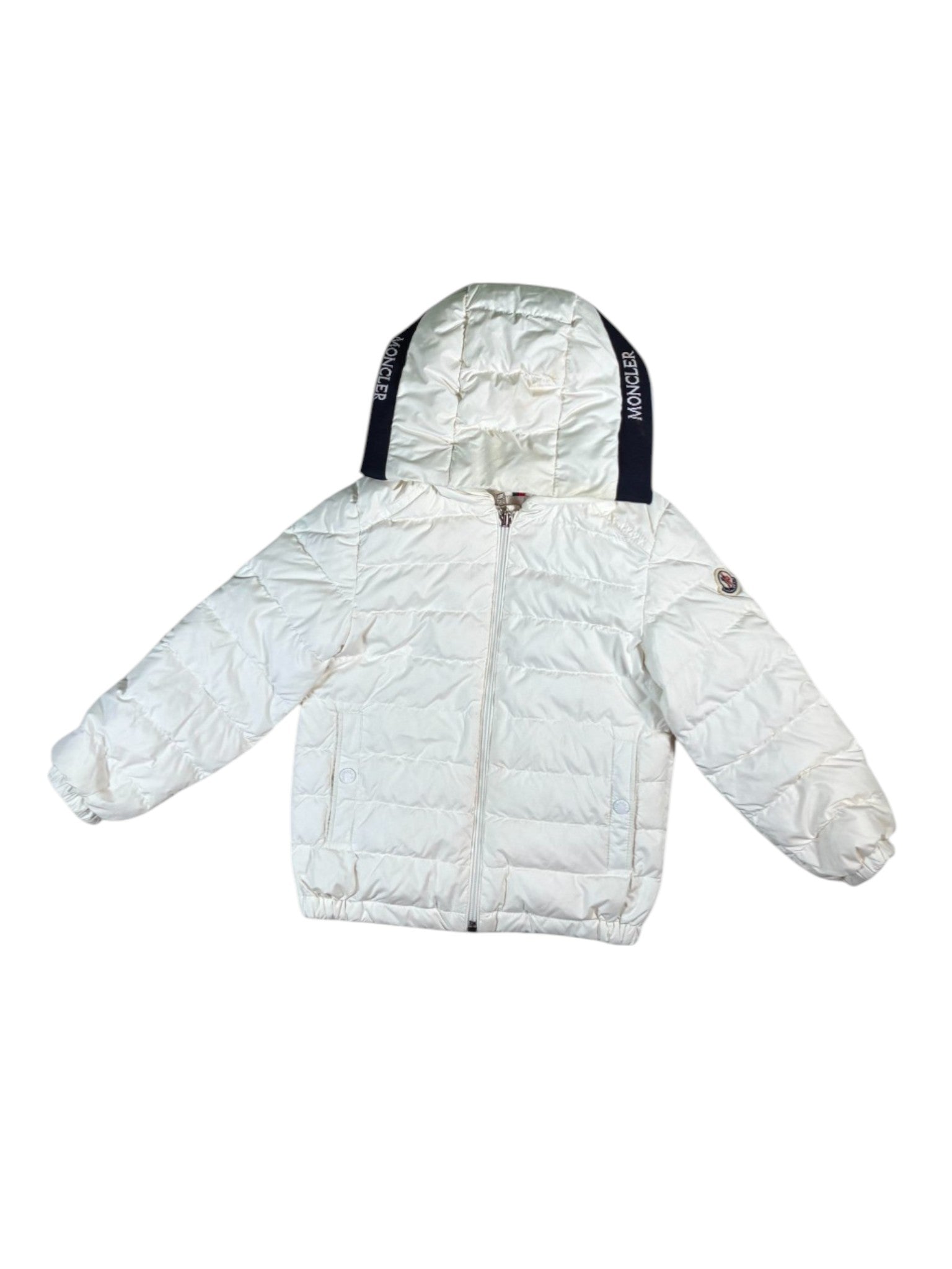 Moncler Baby Puffer White Jacket