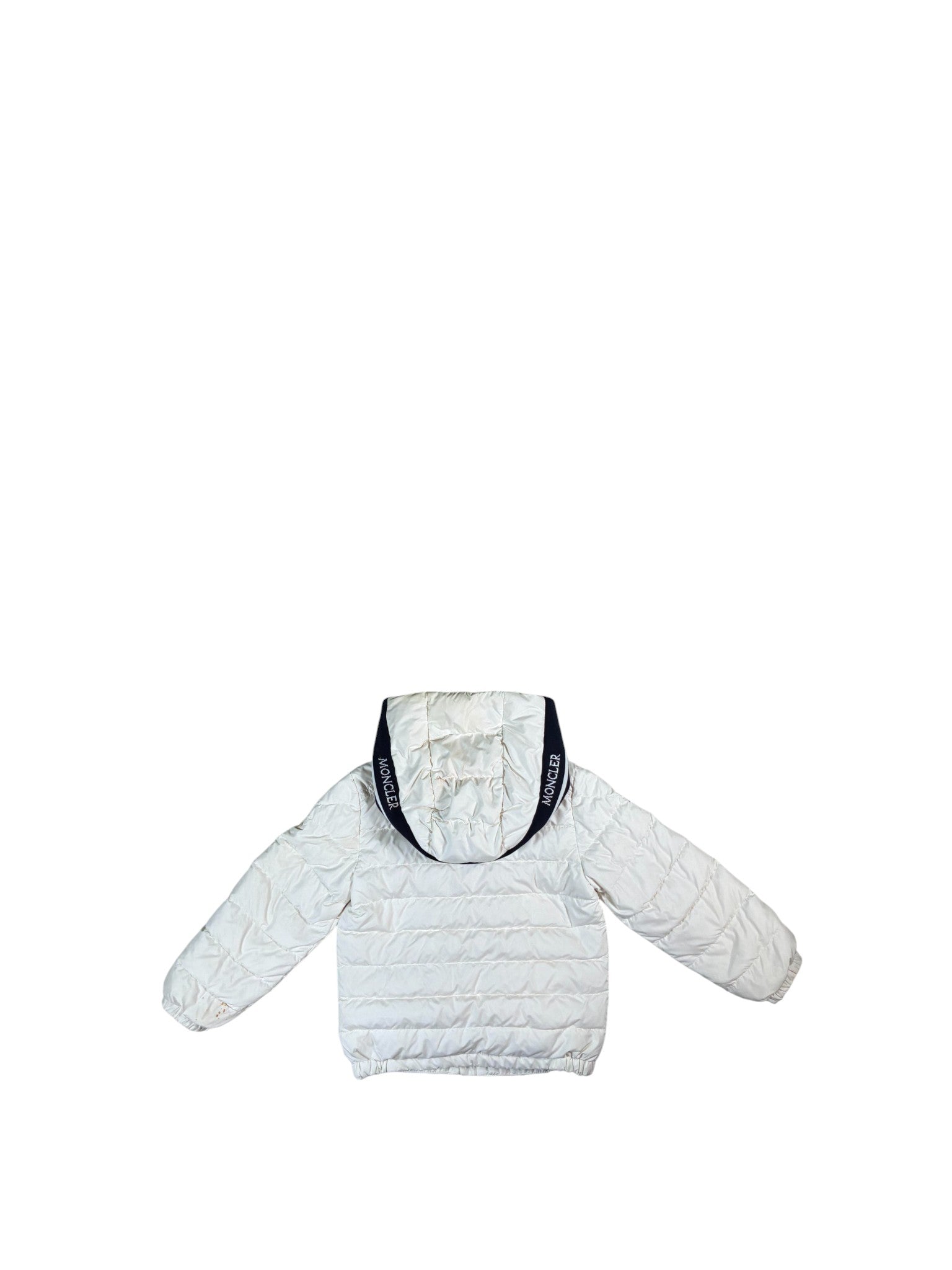 Moncler Baby Puffer White Jacket