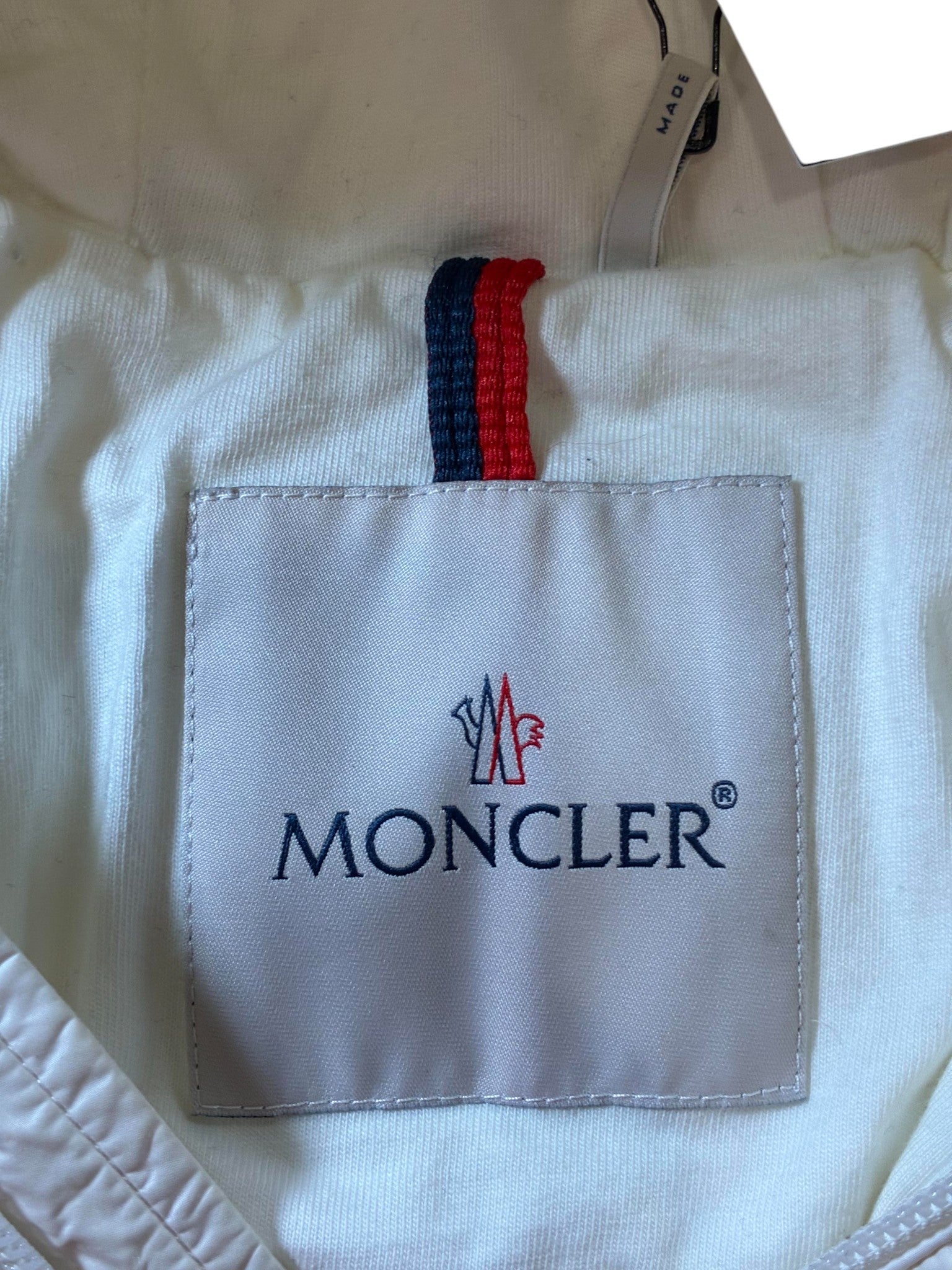 Moncler Baby Puffer White Jacket