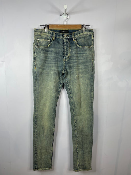 Purple Brand Vintage Wash Blue Jeans