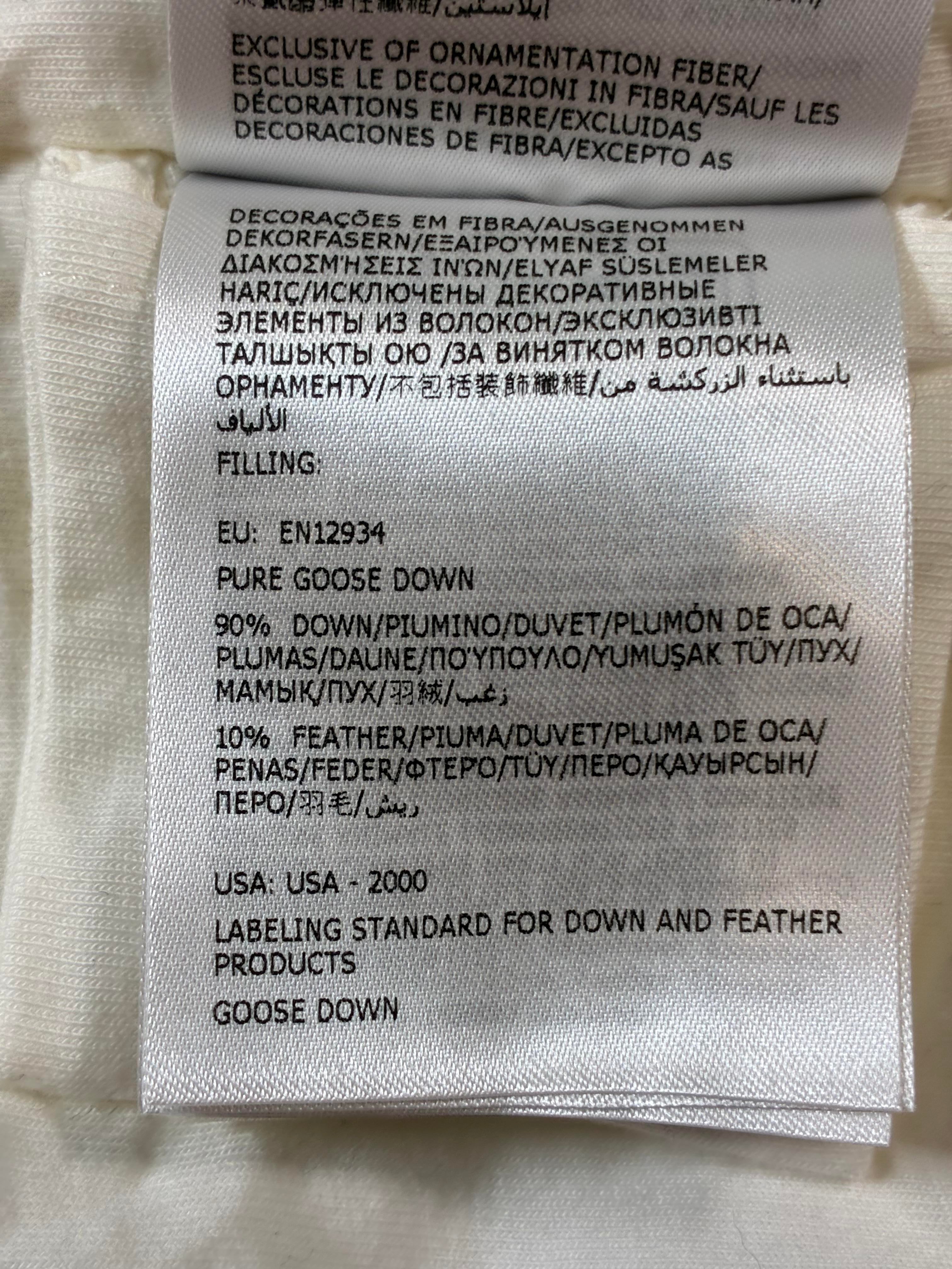 Moncler Baby Puffer White Jacket