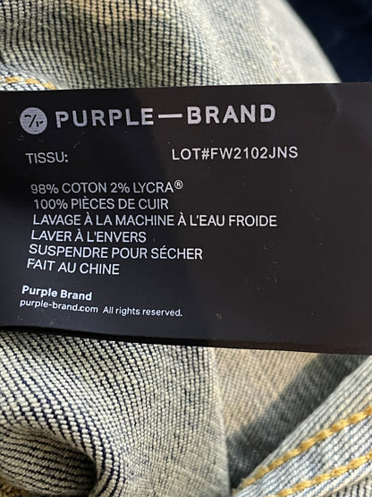 Purple Brand Vintage Wash Blue Jeans