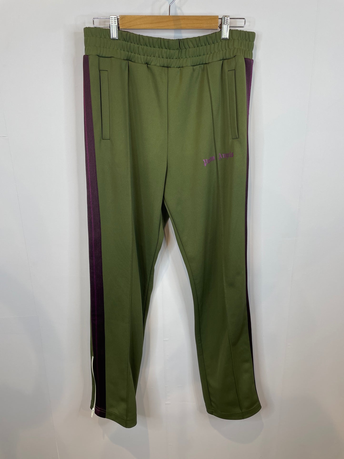Palm Angels Track Pants Green Purple Used XL