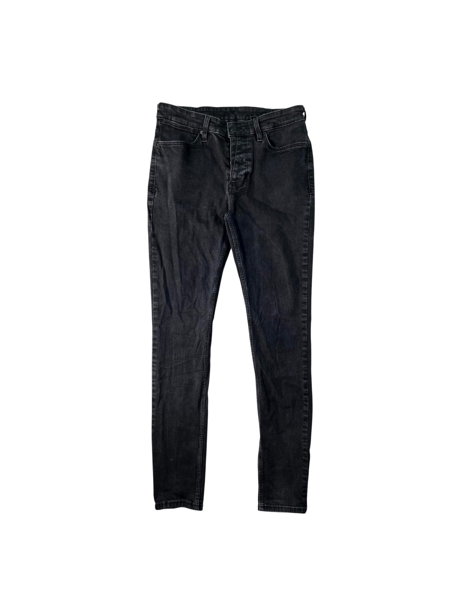 Ksubi Plain Black Wash Jeans