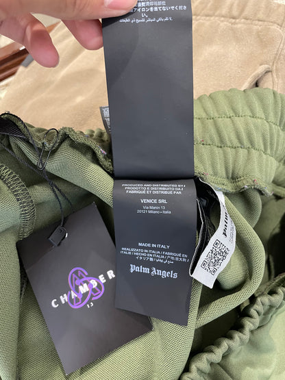 Palm Angels Track Pants Green Purple Used XL