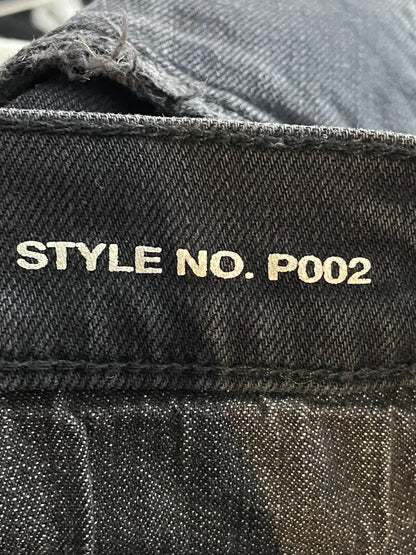 Purple Brand Knee Rip Black Jeans