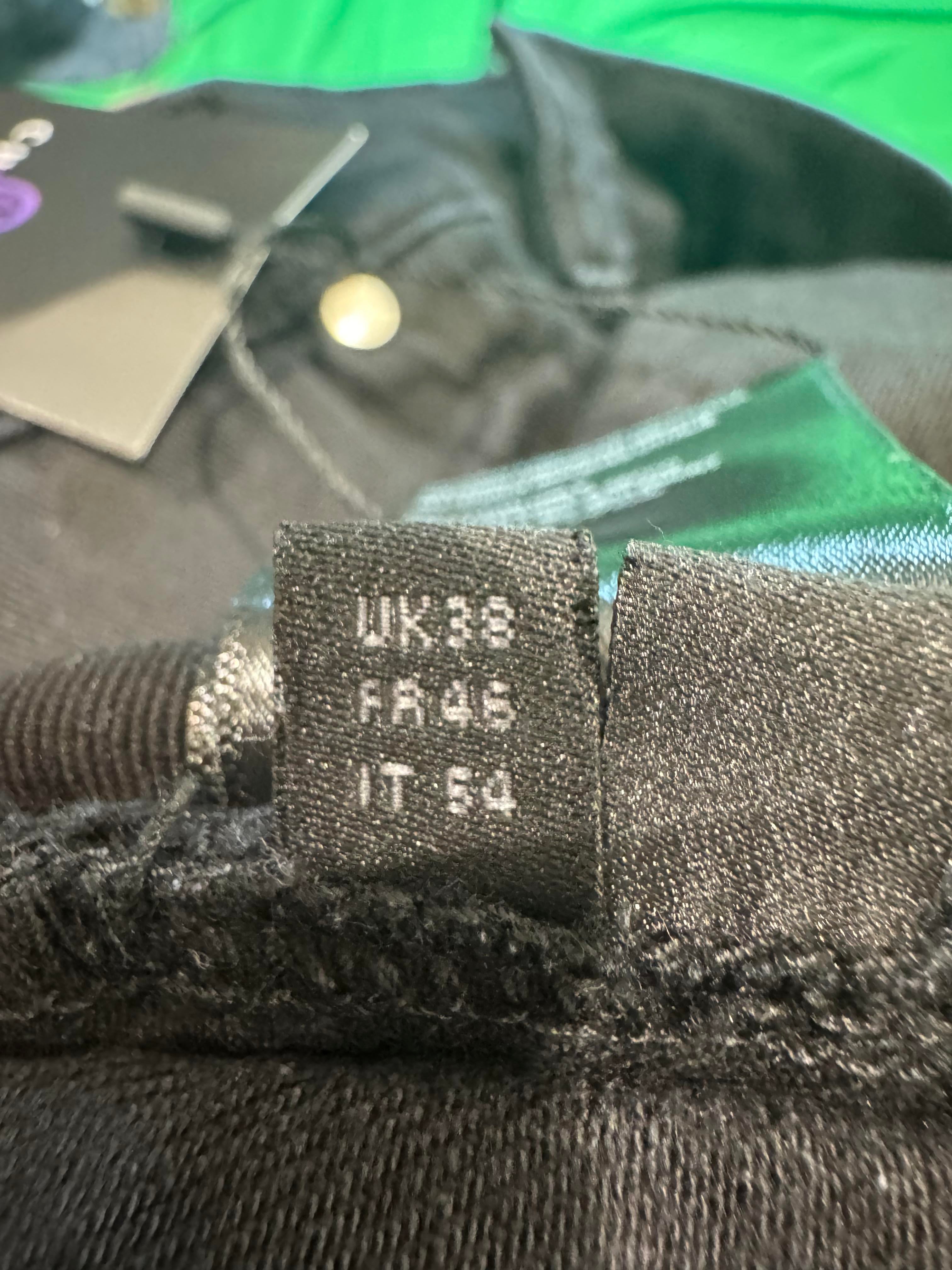 Amiri Stack Denim Paisley Black Jeans