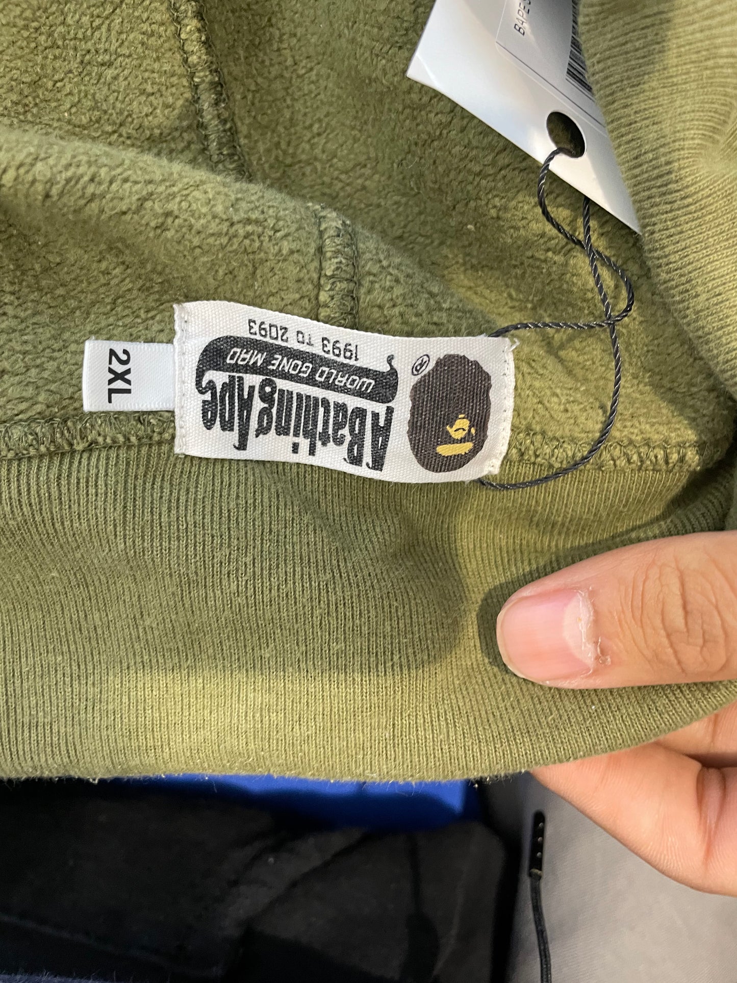 BAPE Shark Sweats Duck Camo Used XXL