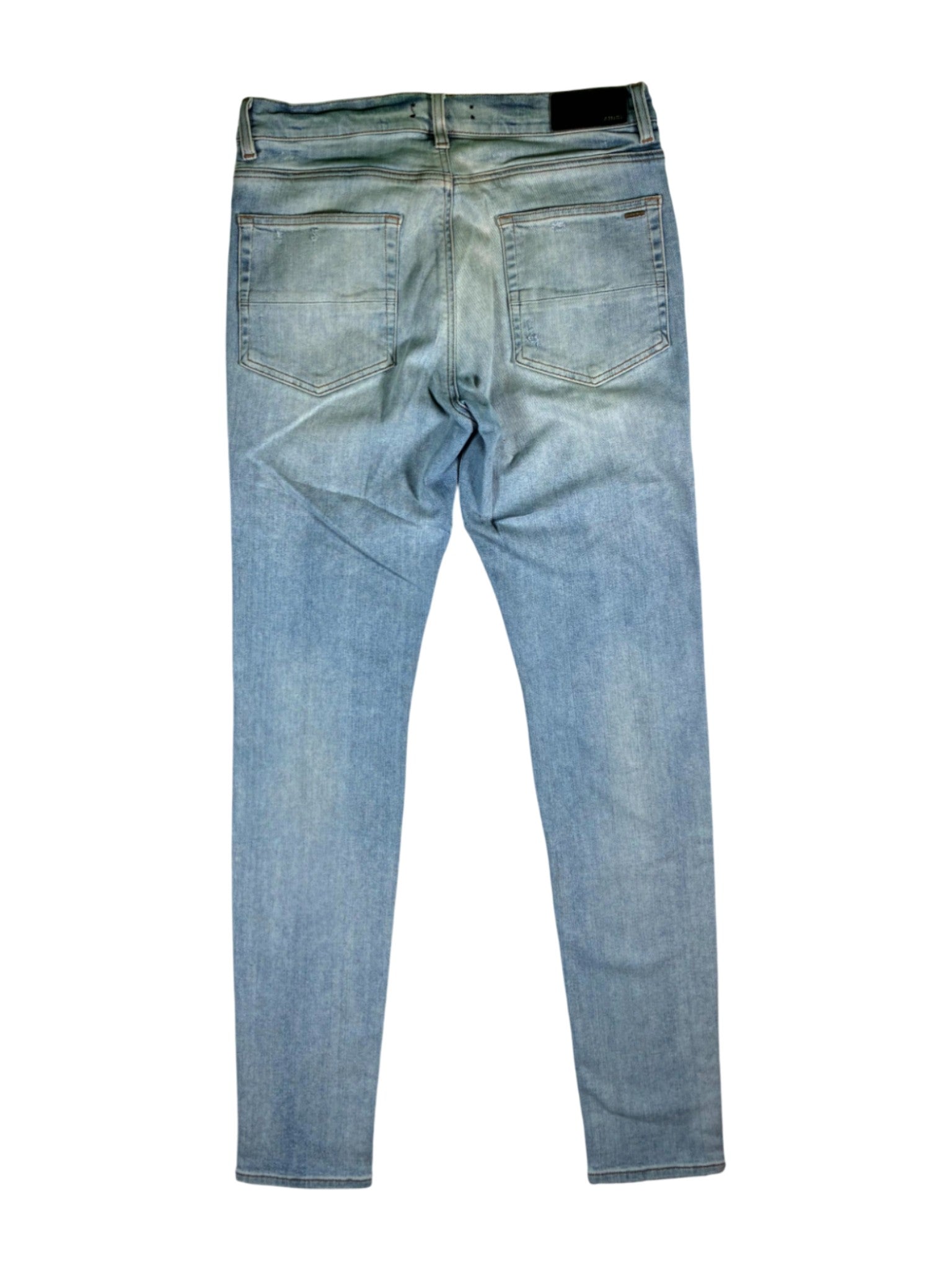 Amiri MX1 Map Patch Light Wash Jeans