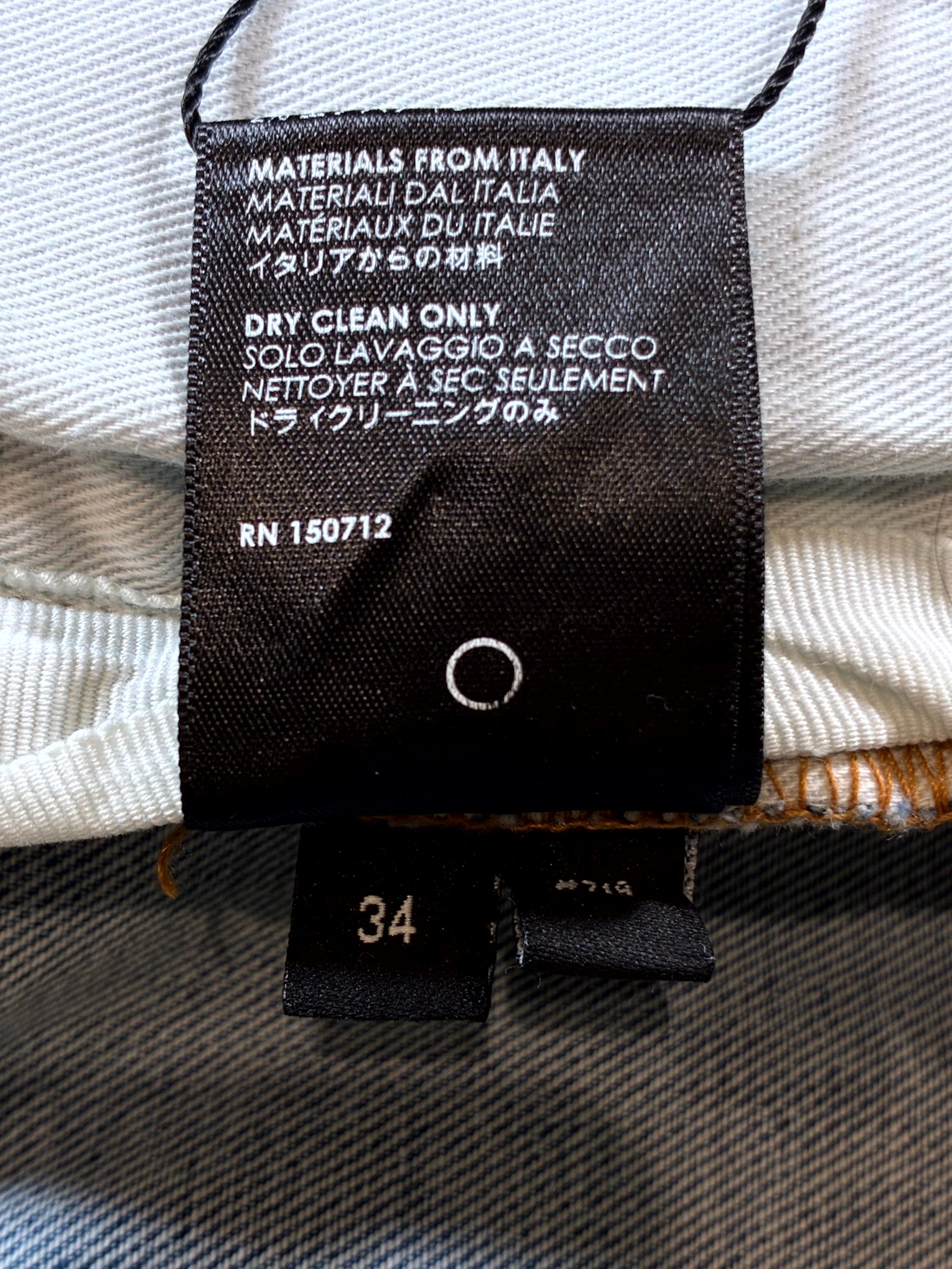 Amiri MX1 Map Patch Light Wash Jeans
