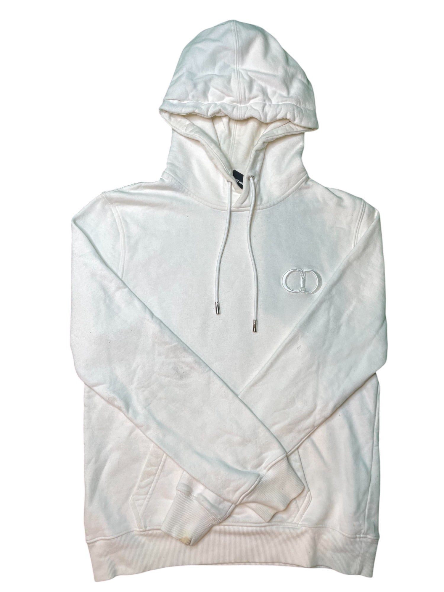 Dior CD Logo Hoodie White