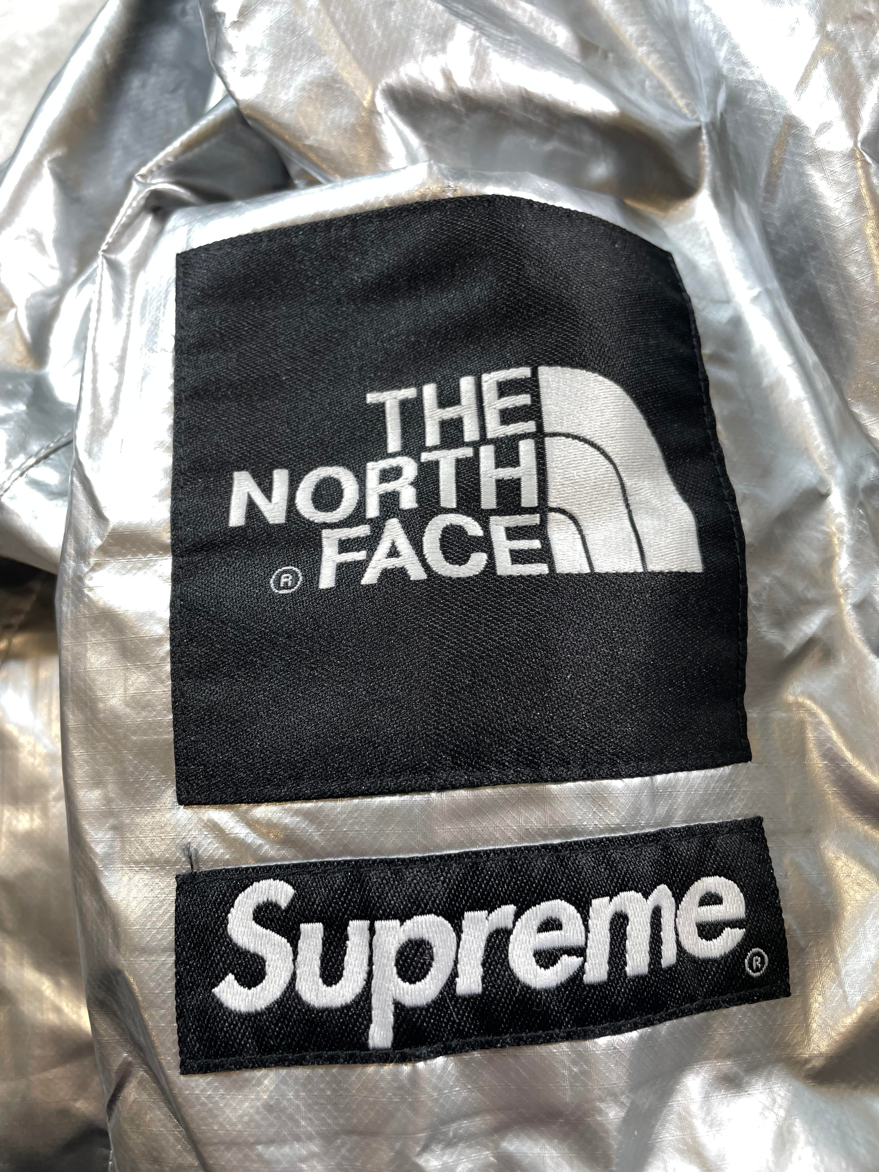 Supreme TNF Silver Metalic Jacket