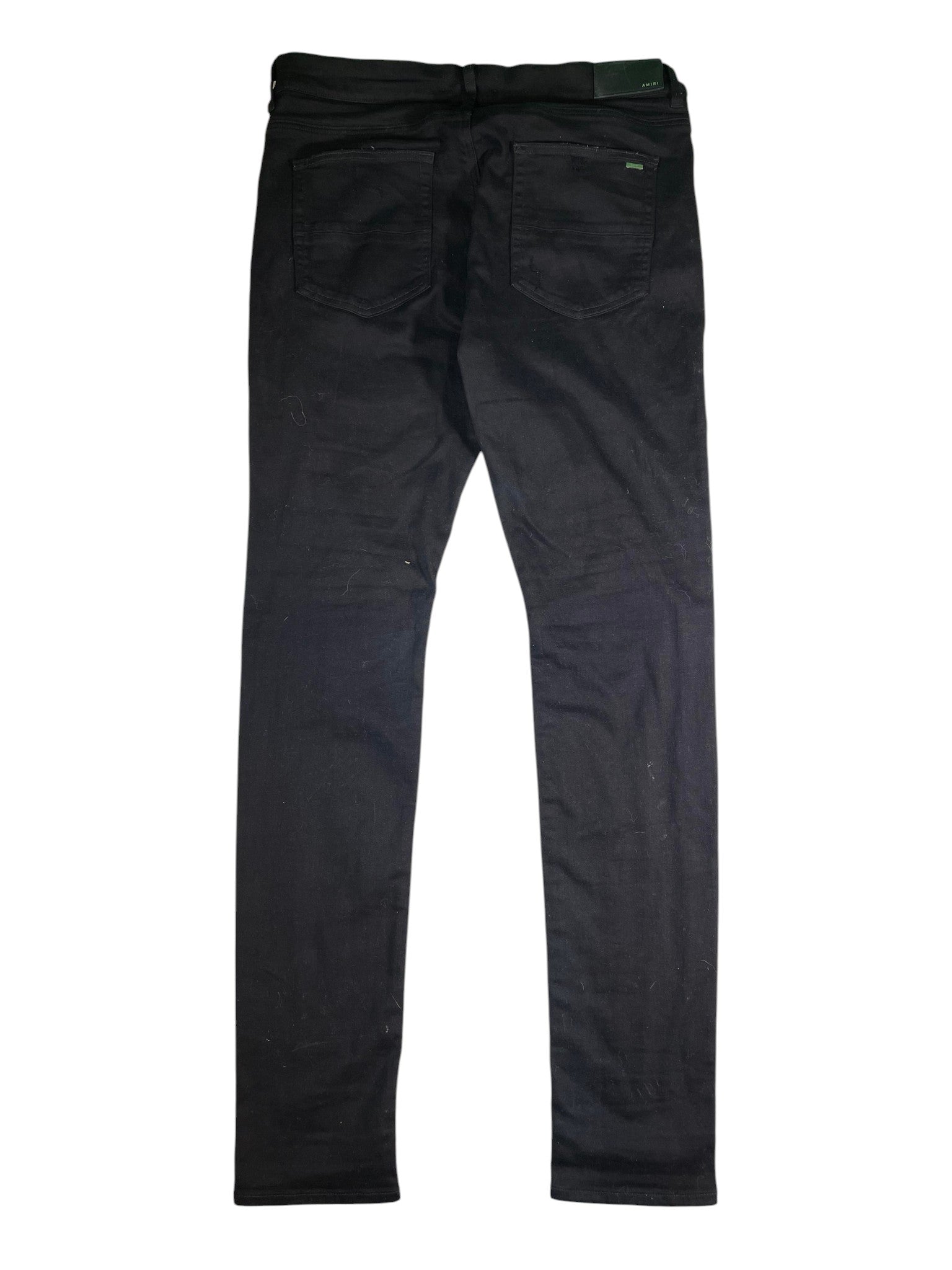 Amiri MX1 Gold Patch Black Jeans