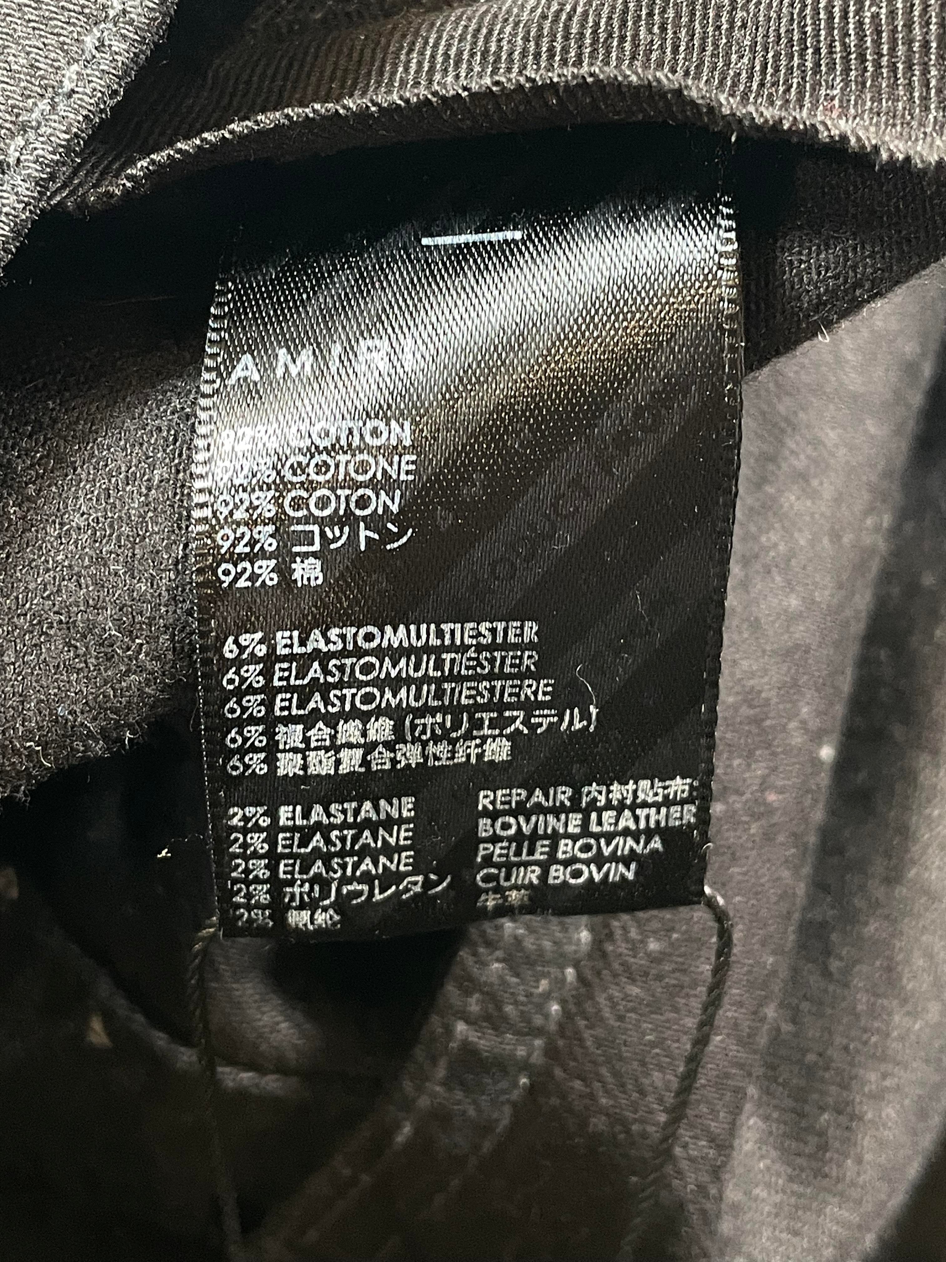 Amiri MX1 Gold Patch Black Jeans