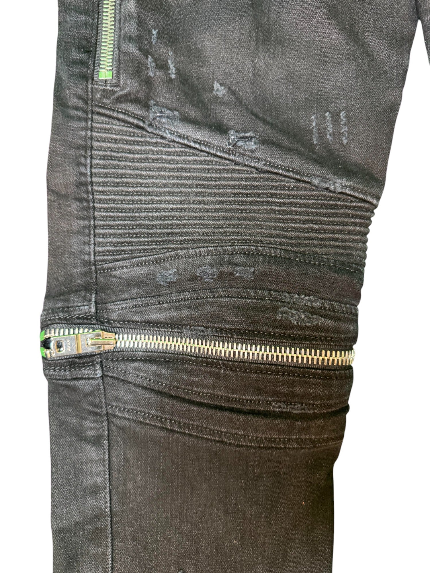 Amiri MX2 Black Patch Black Jeans