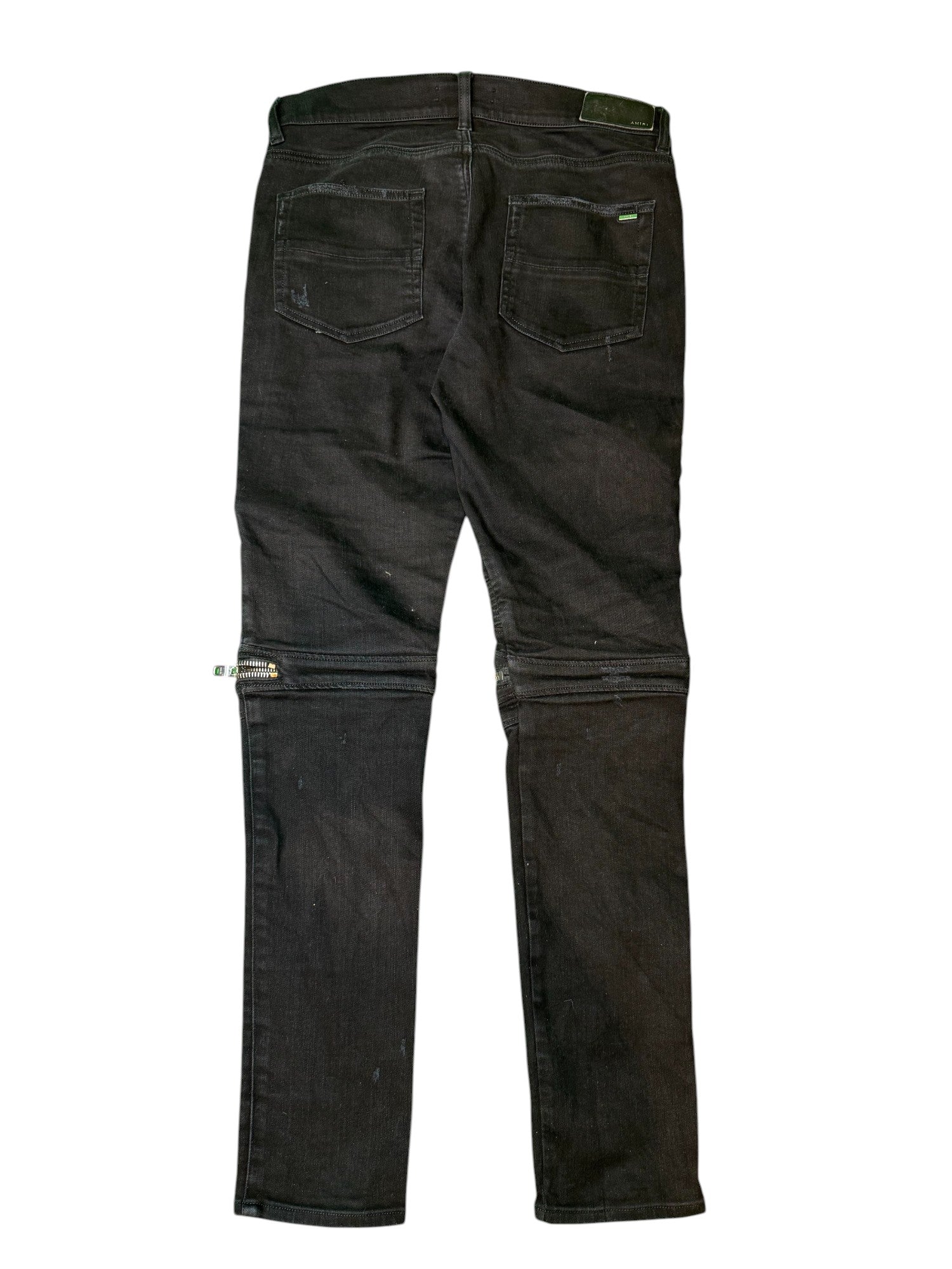 Amiri MX2 Black Patch Black Jeans