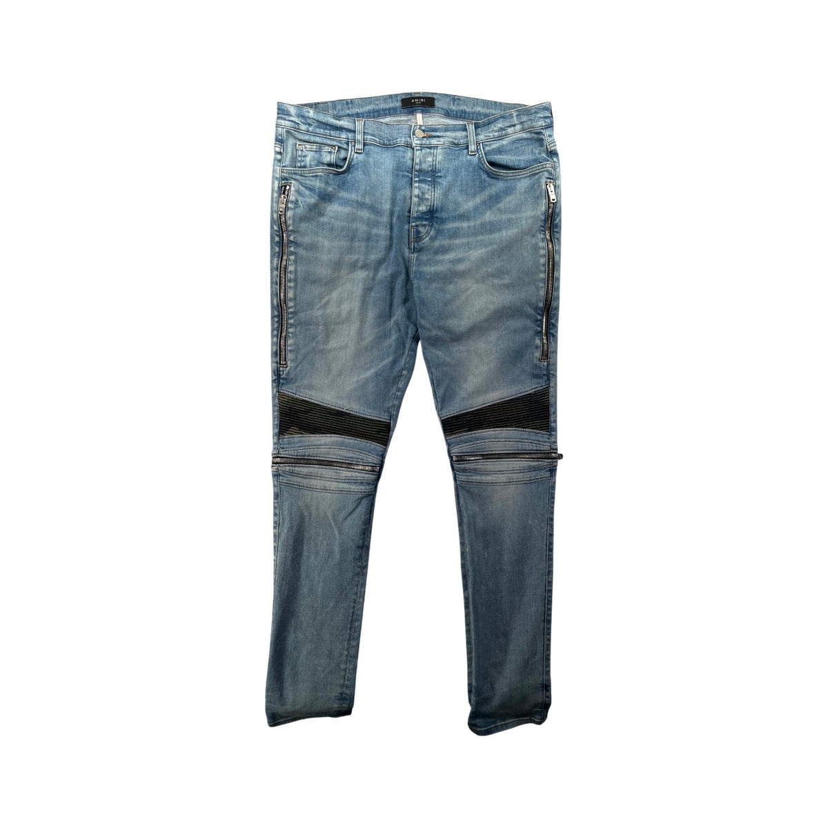 Amiri "MX2" Camo Light Wash Jeans