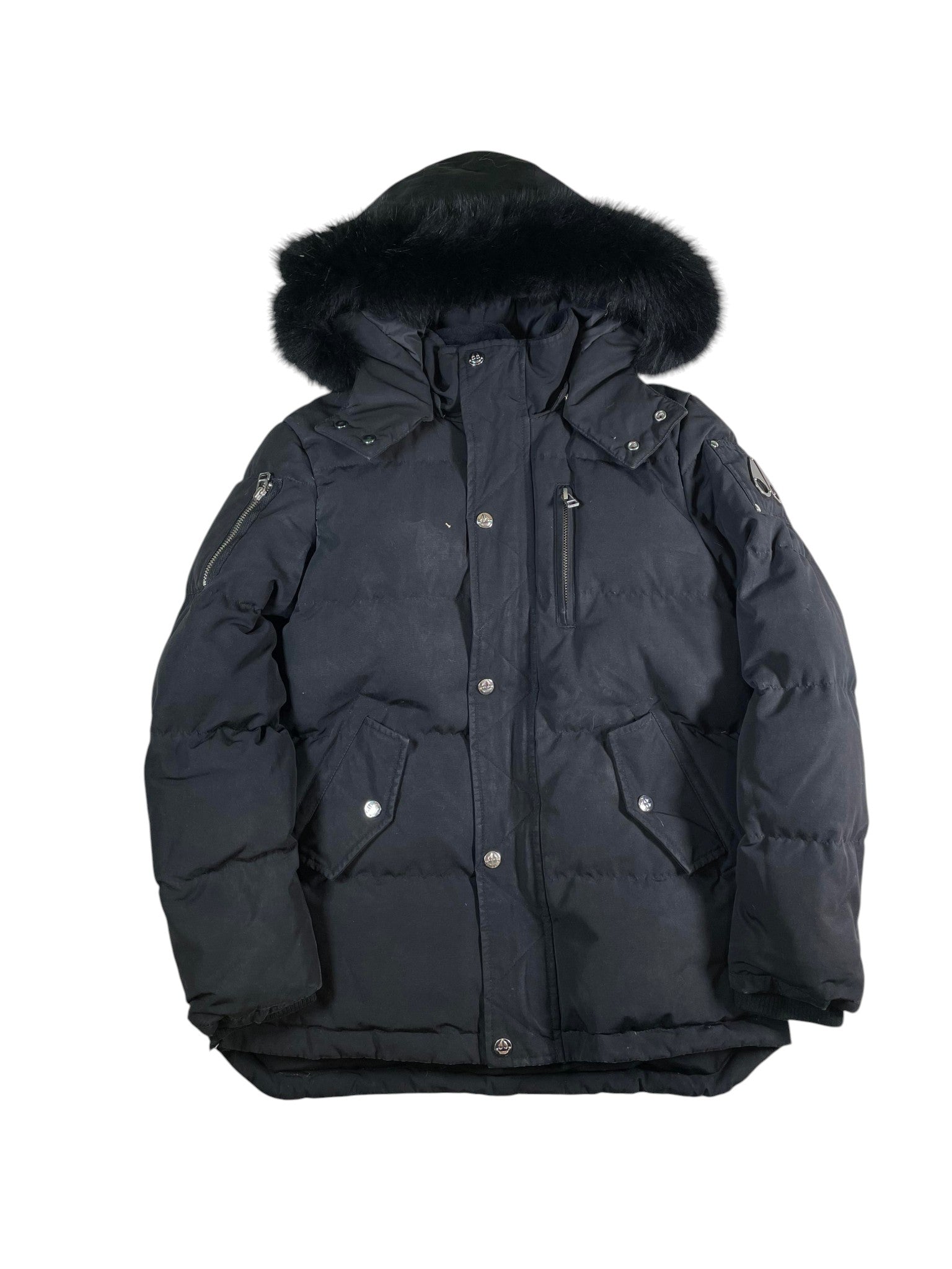 Moose Knuckles Black Bomber (Kids) Jacket