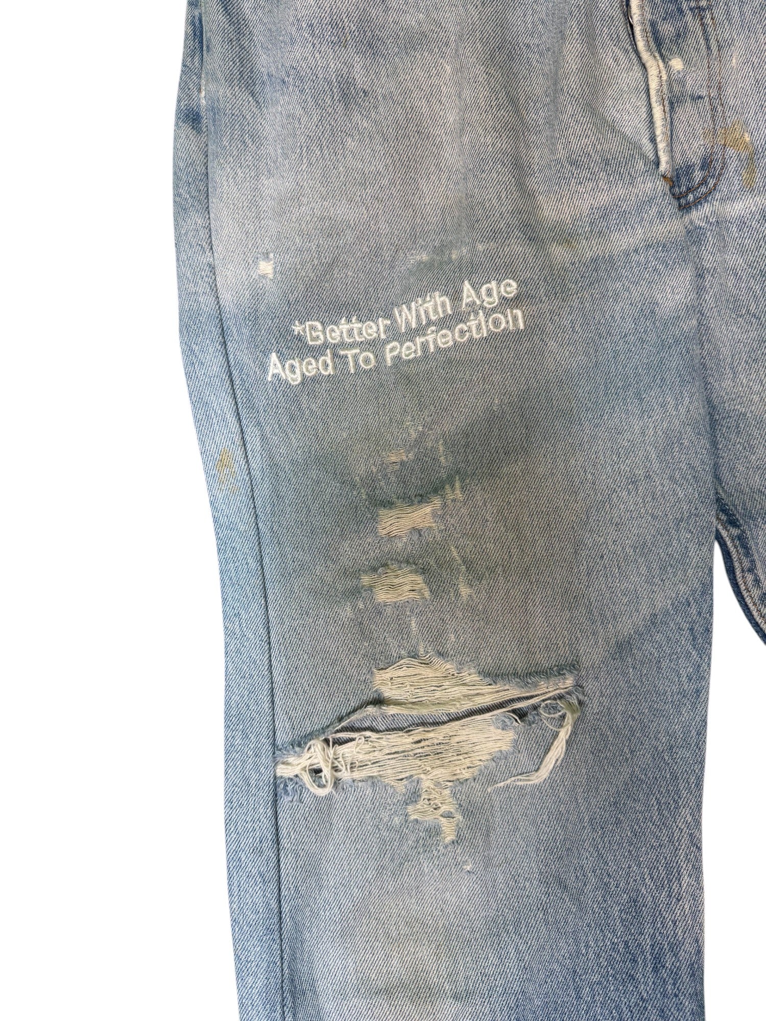 Better With Age "Music To Your Eyes" Blue Denim Jeans