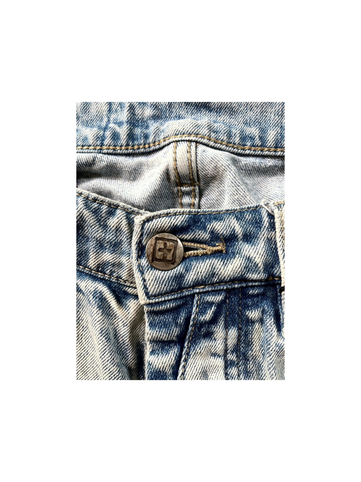 Ksubi Light Wash & Red Jeans